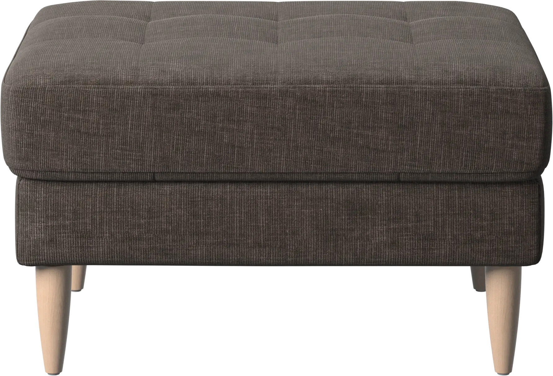 Osaka footstool, tufted seat