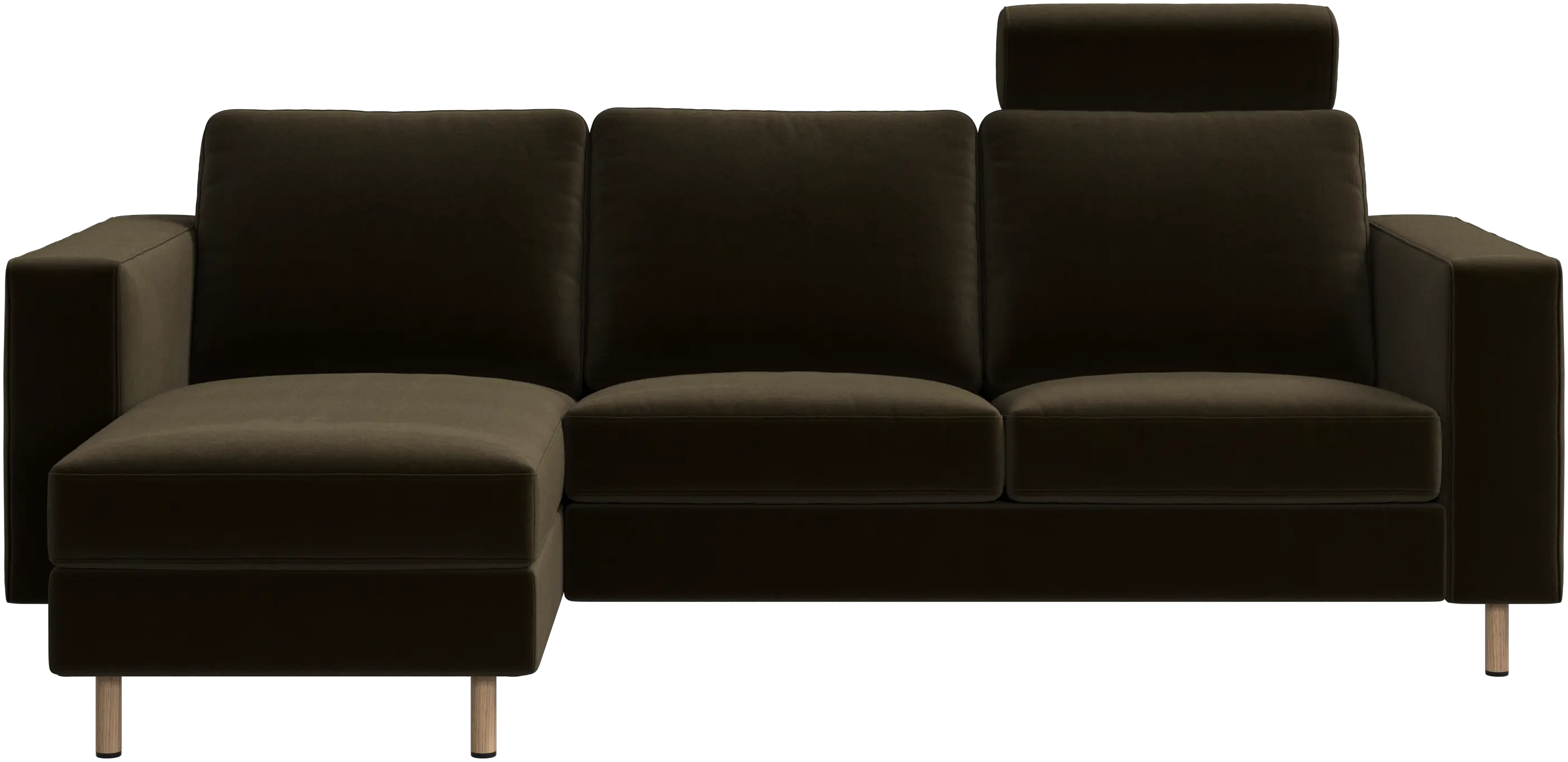 Indivi sofa with chaise longue left