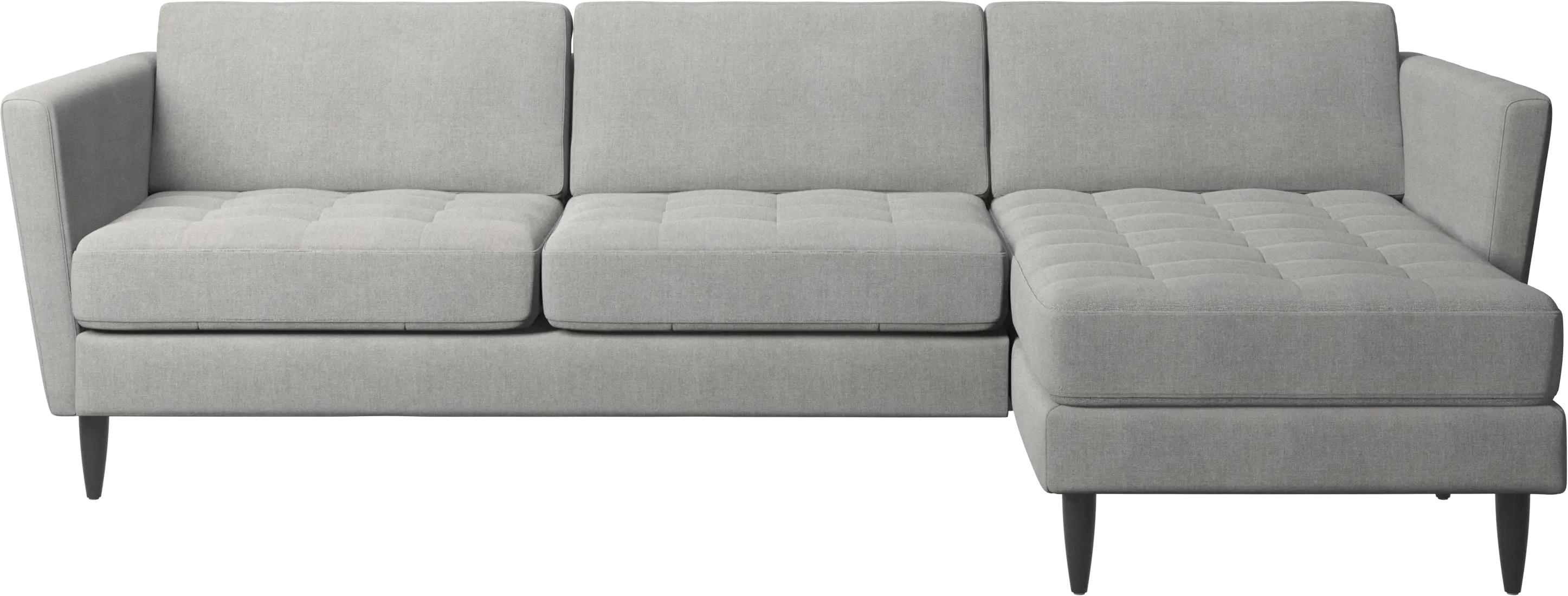 Osaka sofa with resting unit, tufted seat