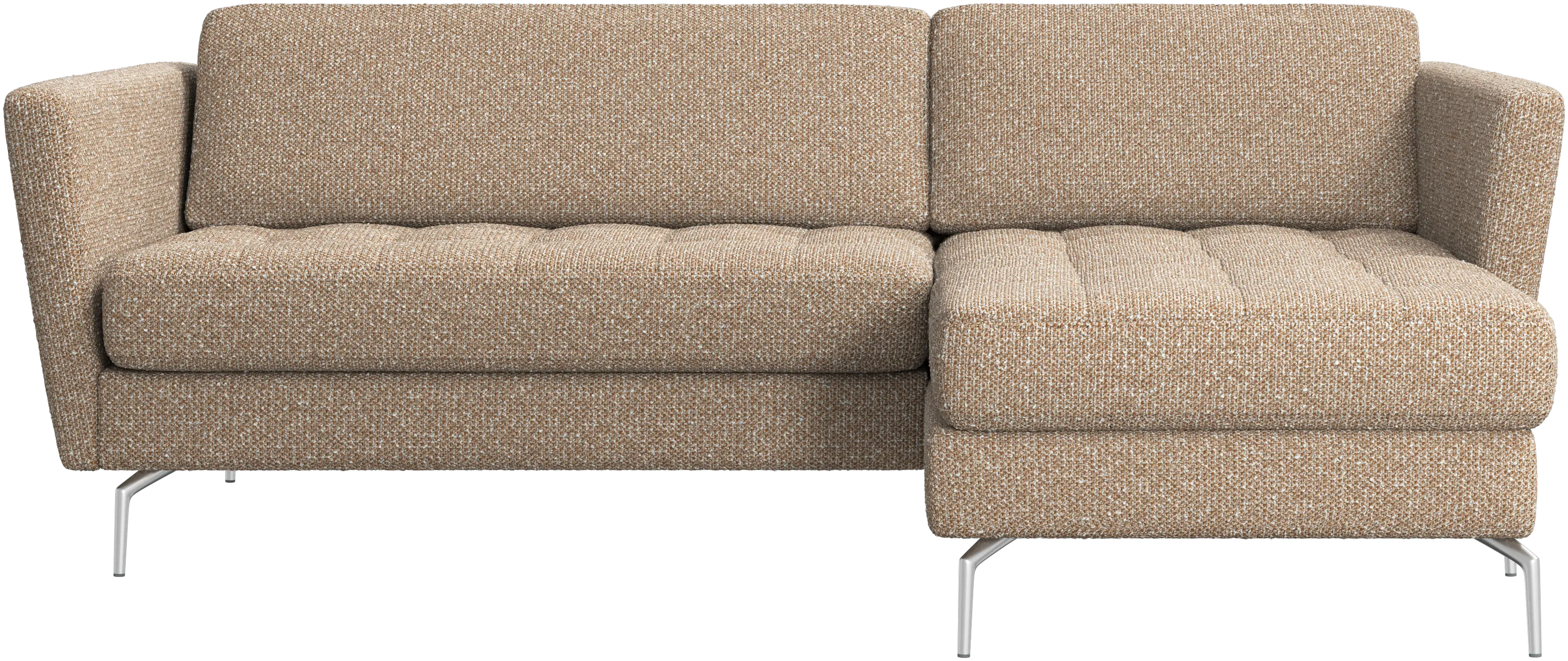 Osaka sofa with resting unit, tufted seat