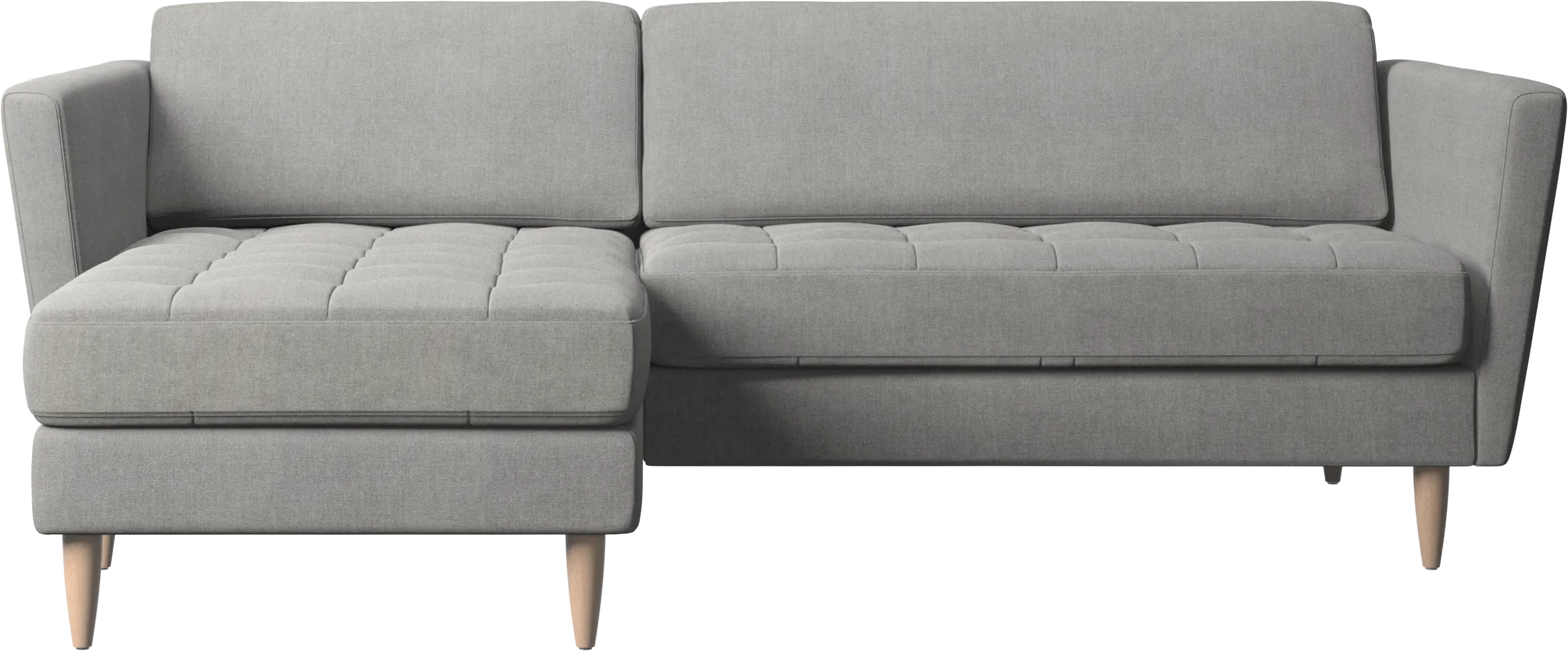 Osaka sofa with resting unit, tufted seat