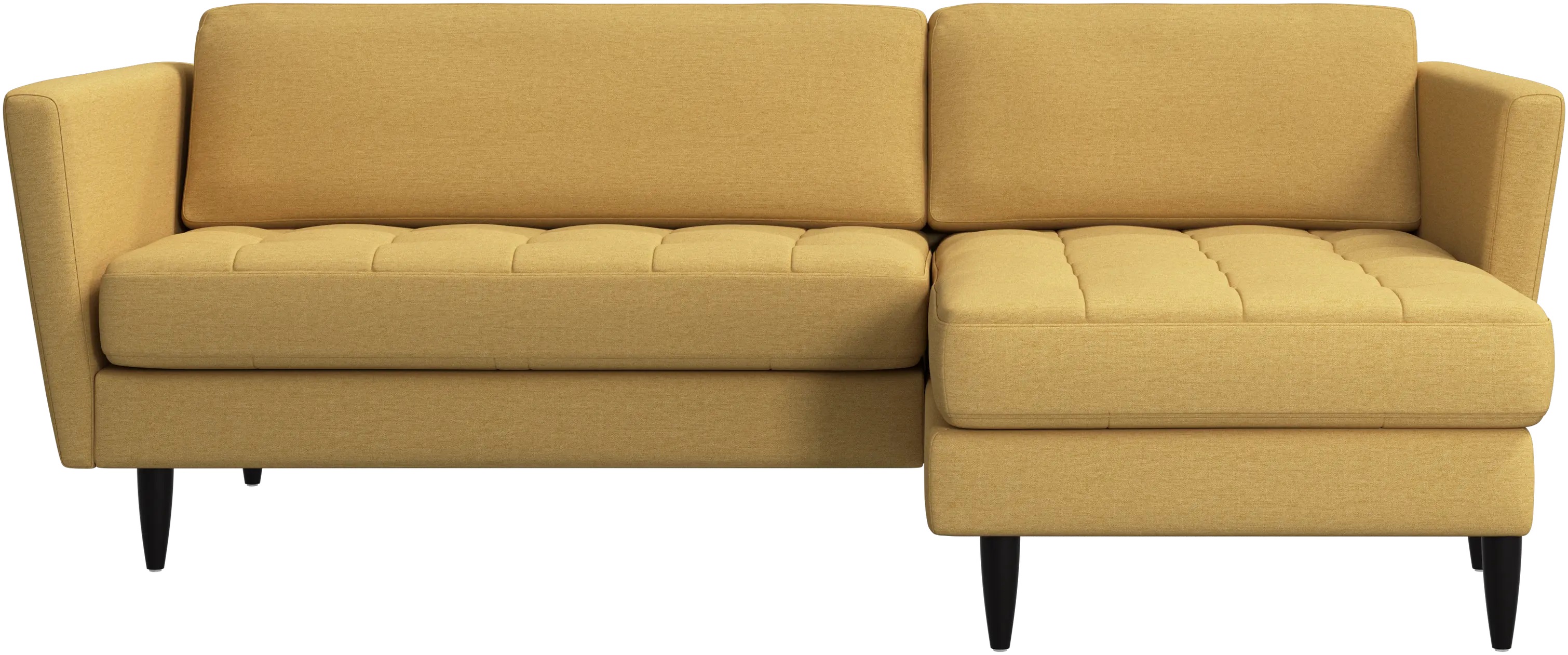 Osaka sofa with resting unit, tufted seat