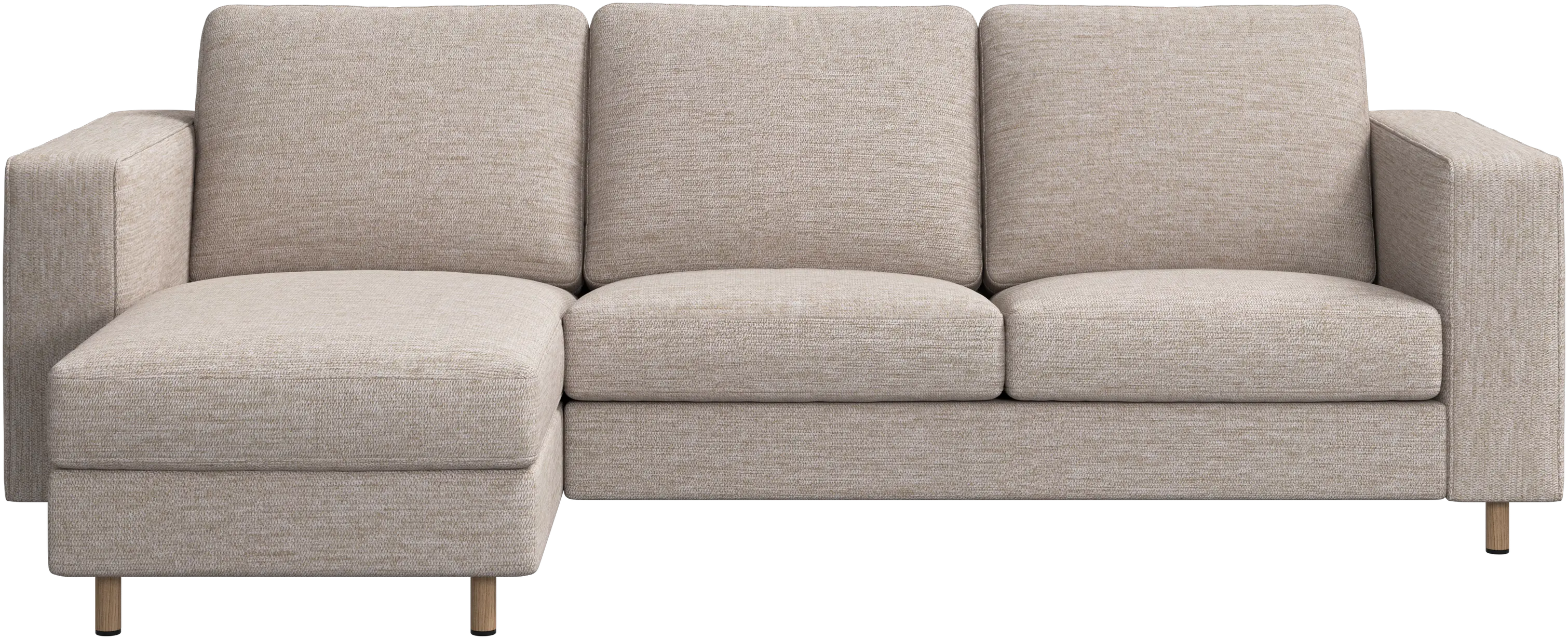 Indivi sofa with chaise longue left