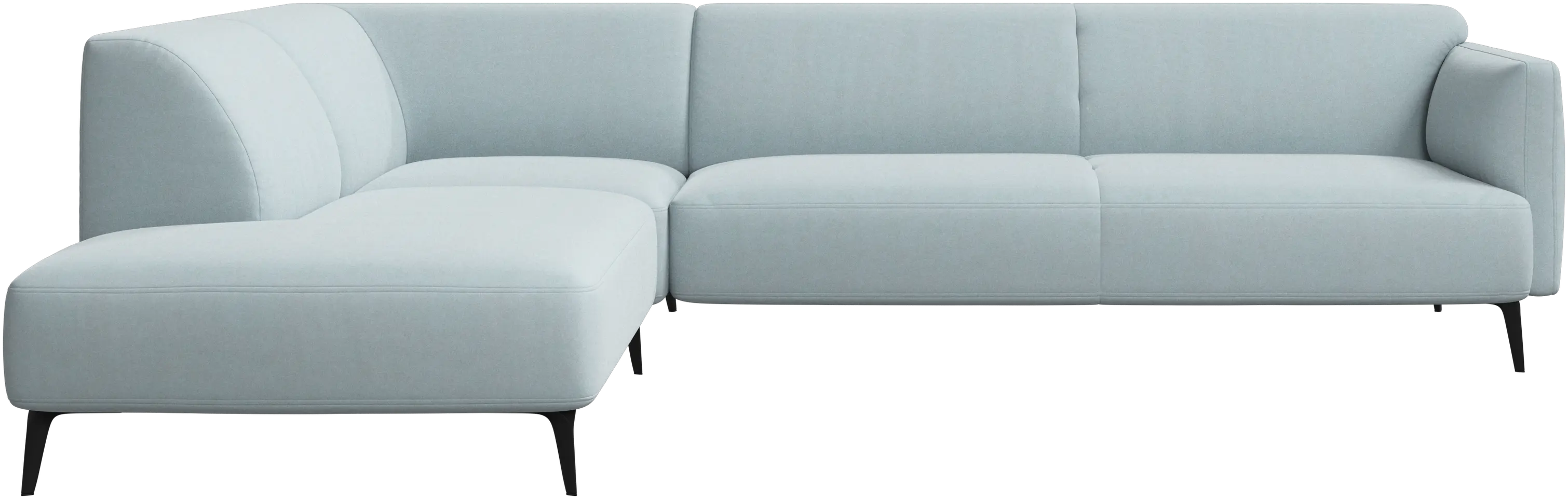 Modena corner sofa with lounging unit