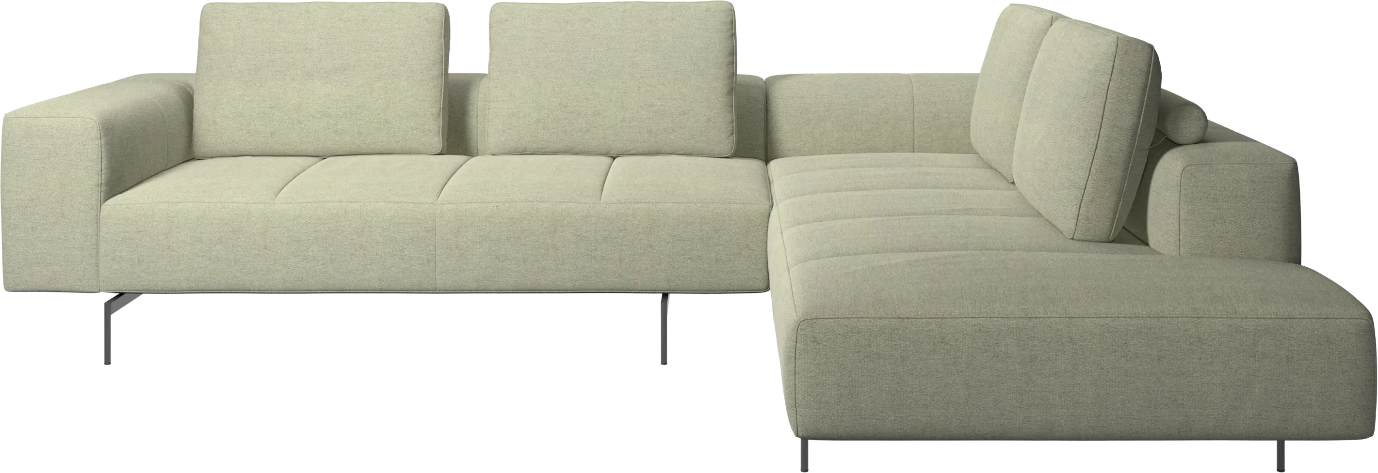 Amsterdam corner sofa with lounging unit