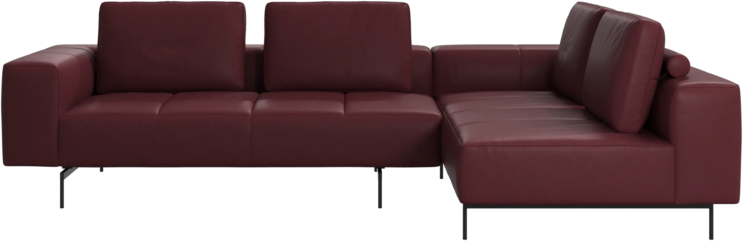 Amsterdam corner sofa with lounging unit