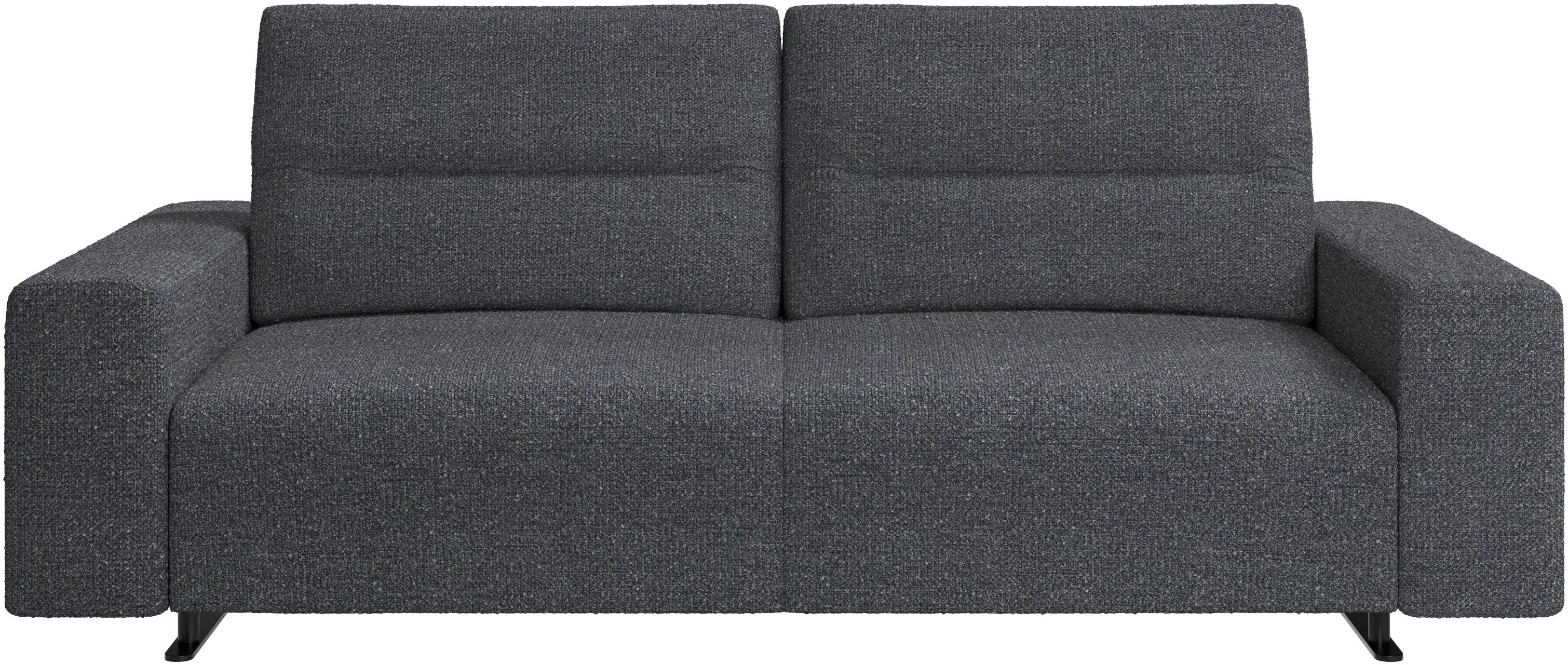 Hampton sofa with adjustable back and storage on the right side