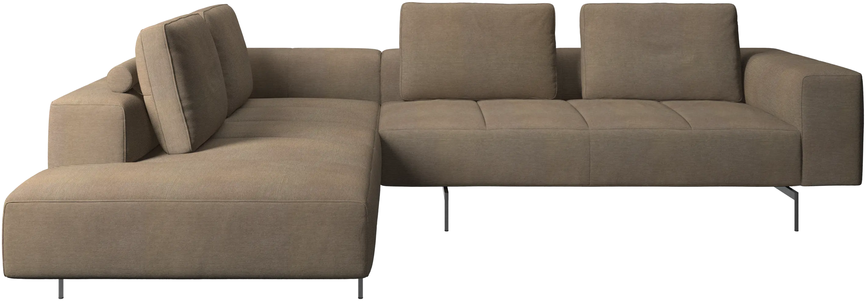 Amsterdam corner sofa with lounging unit