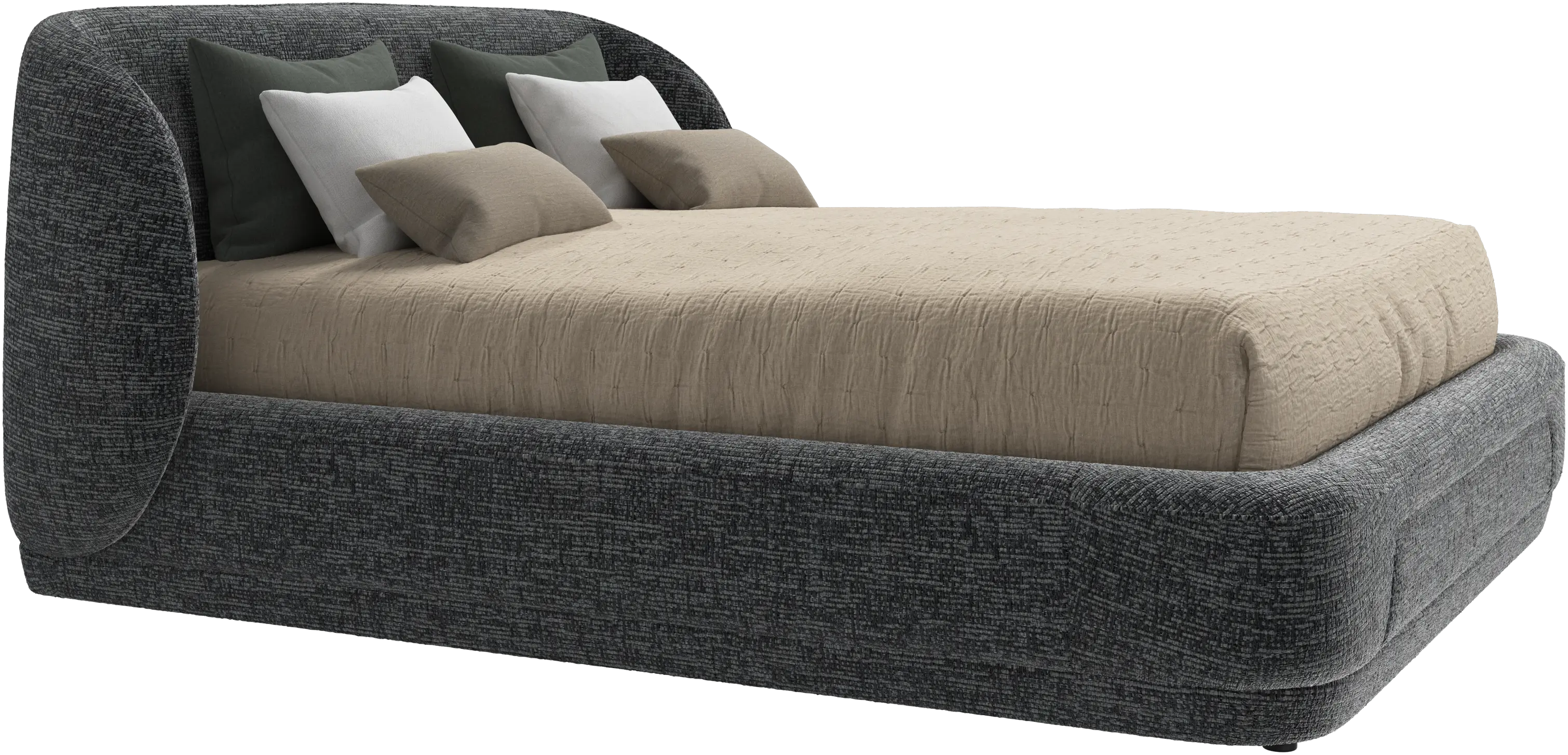 Cama Bolzano con tablado - Anchura 160 x Longitud 200 cm