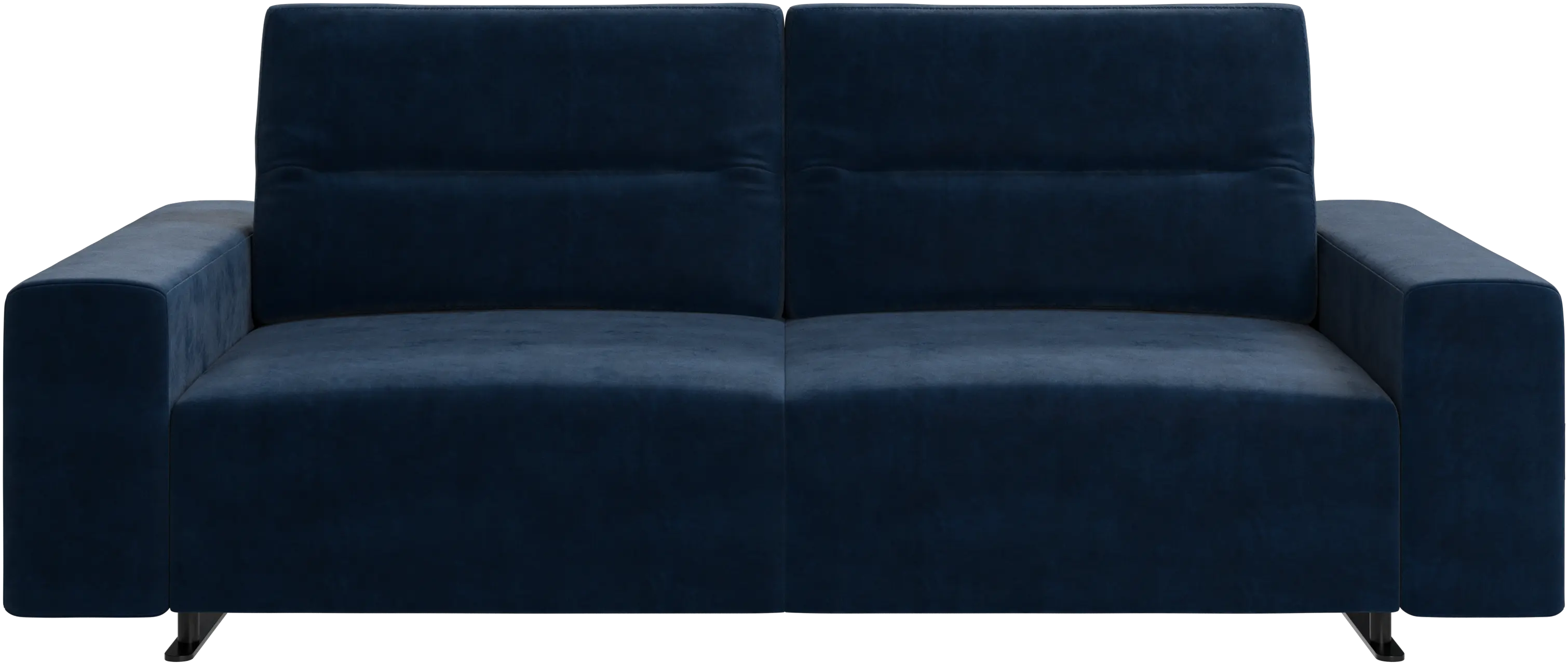 Hampton sofa with adjustable back and storage on the left side