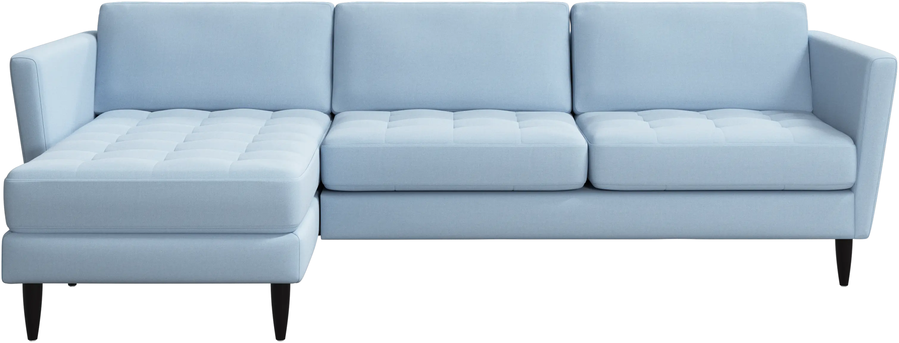 Osaka sofa with resting unit, tufted seat