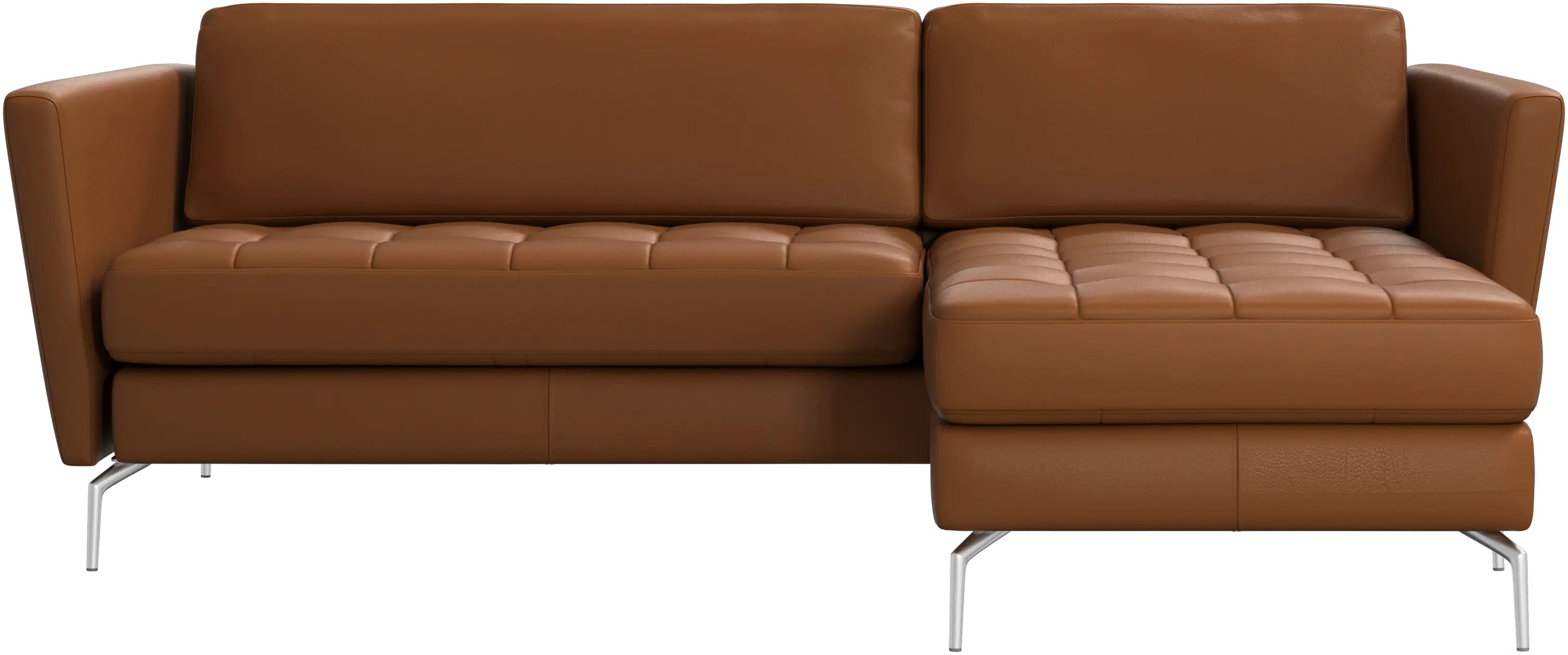 Osaka sofa with resting unit, tufted seat