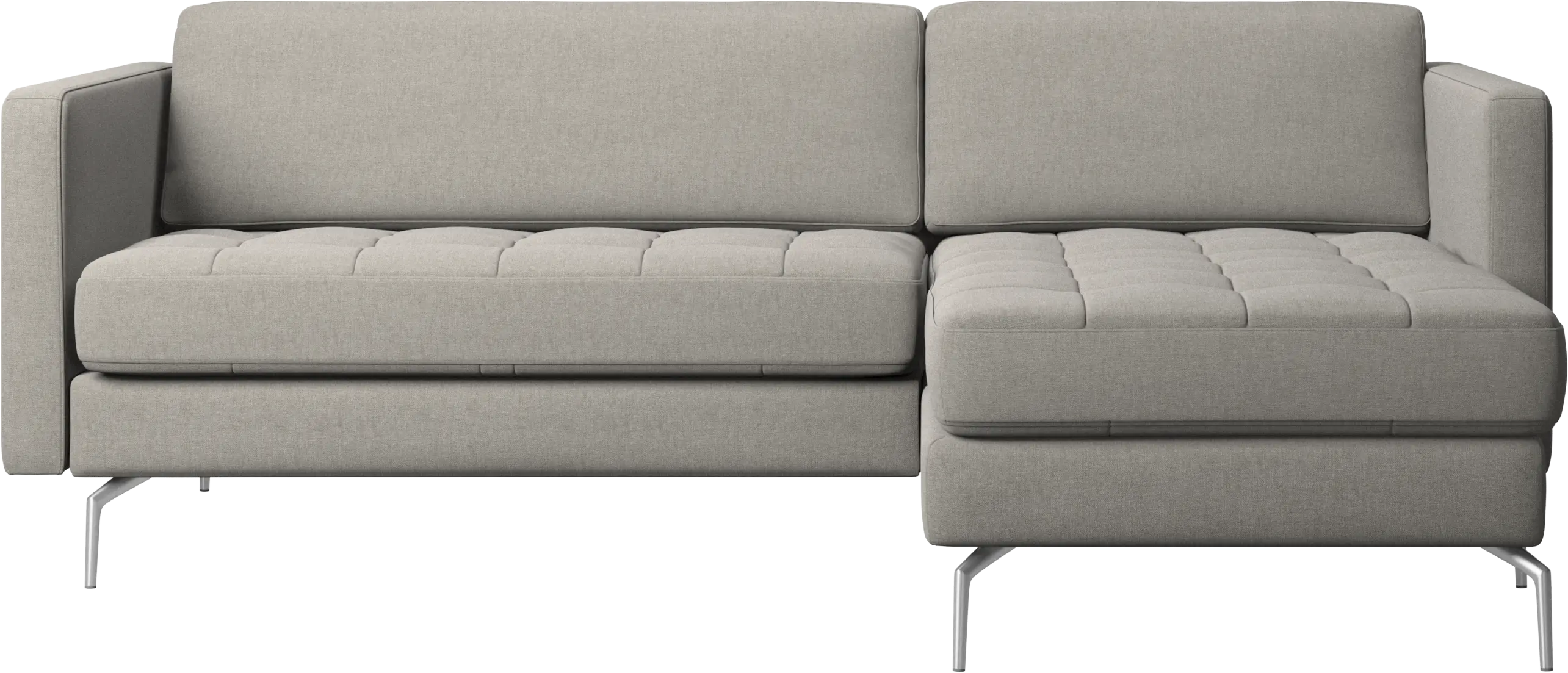 Osaka sofa with resting unit, tufted seat