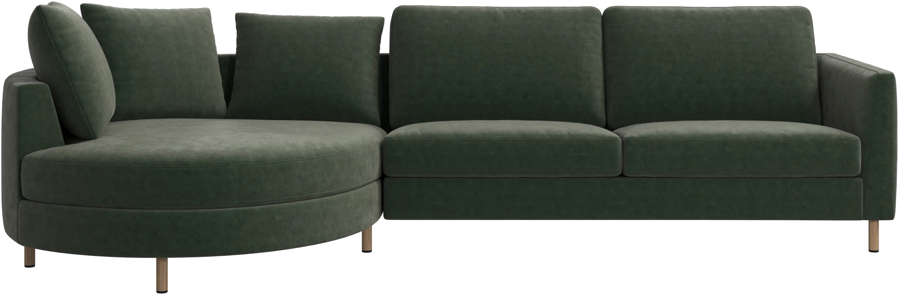 Indivi sofa with chaise longue left