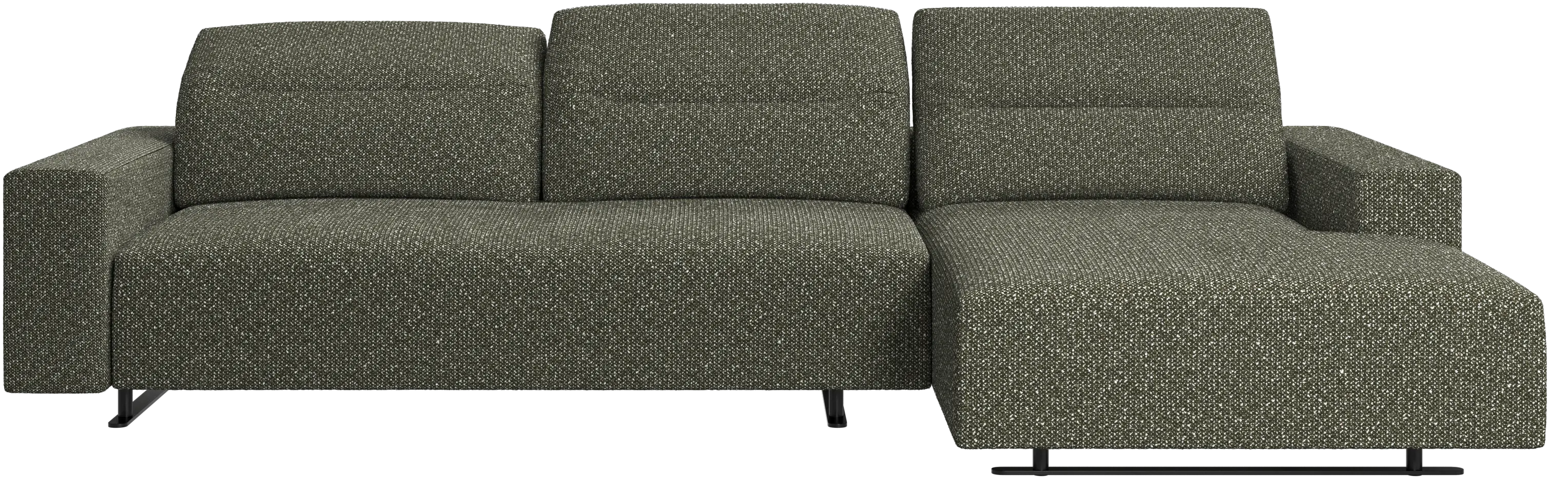 Hampton sofa with adjustable back and resting unit left side