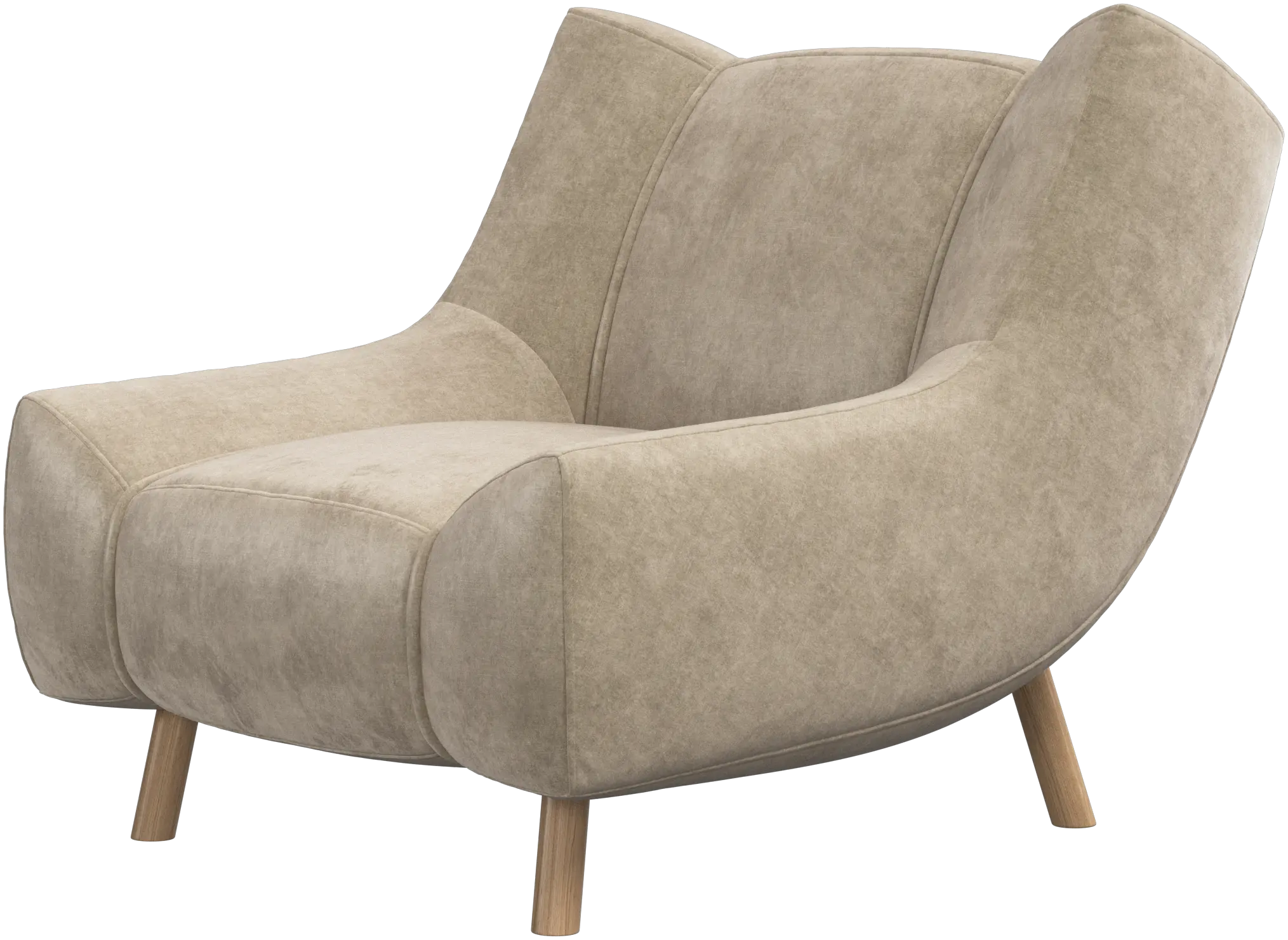 Nawabari chair, wooden leg