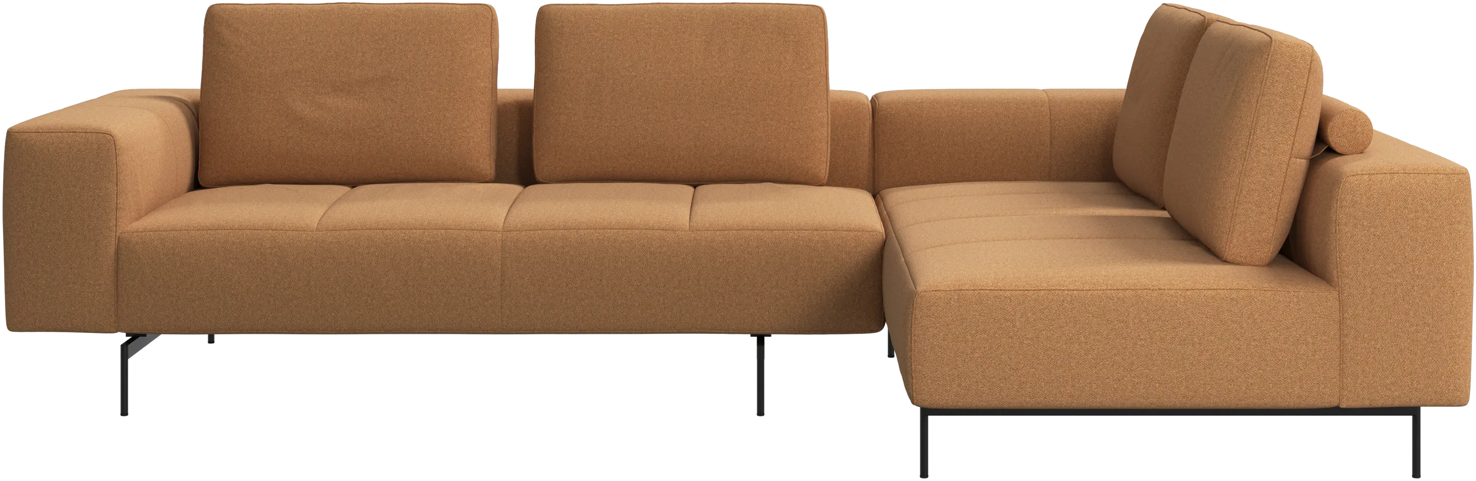 Amsterdam corner sofa with lounging unit