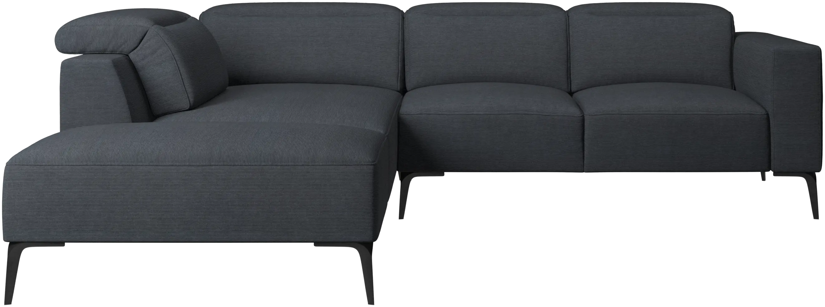 Zürich corner sofa with lounging unit