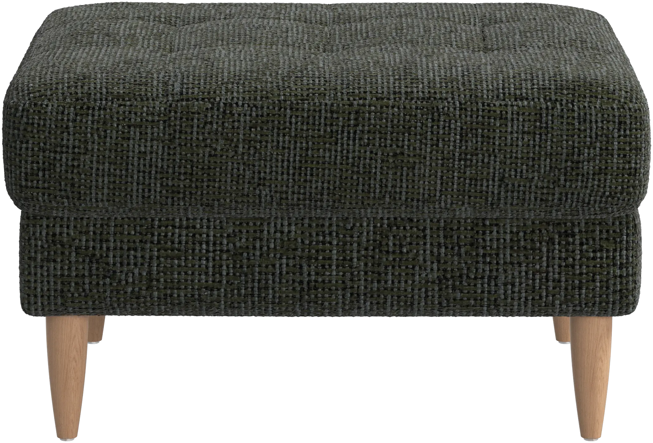 Osaka footstool, tufted seat