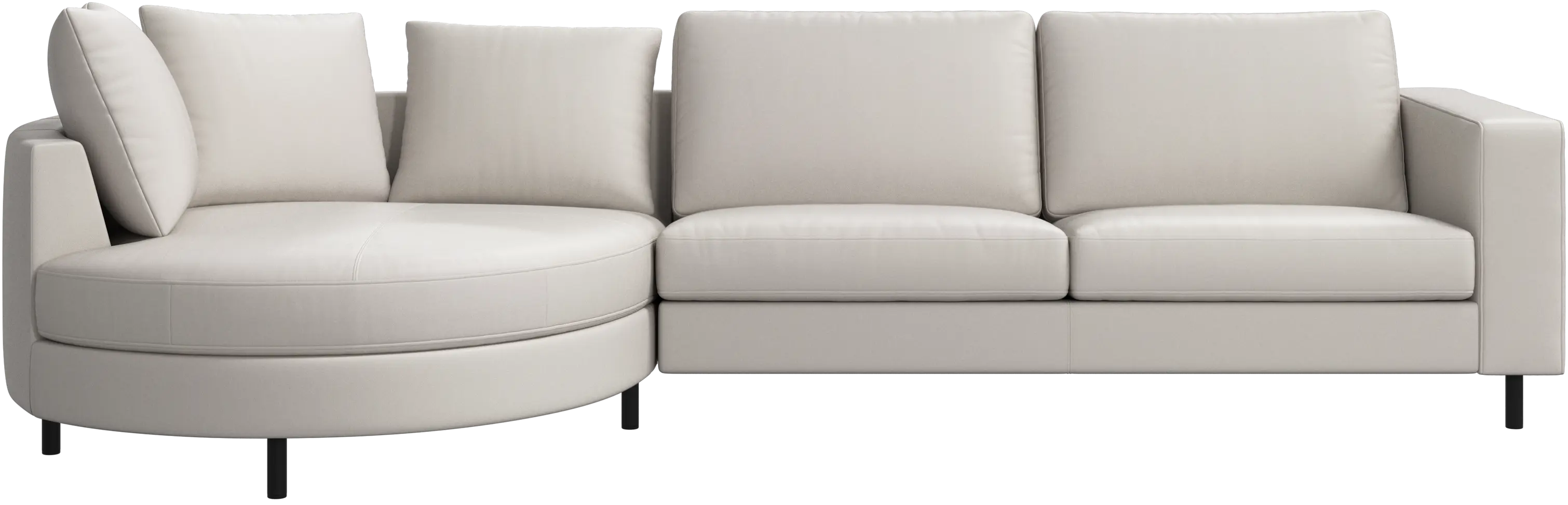Indivi sofa with chaise longue left