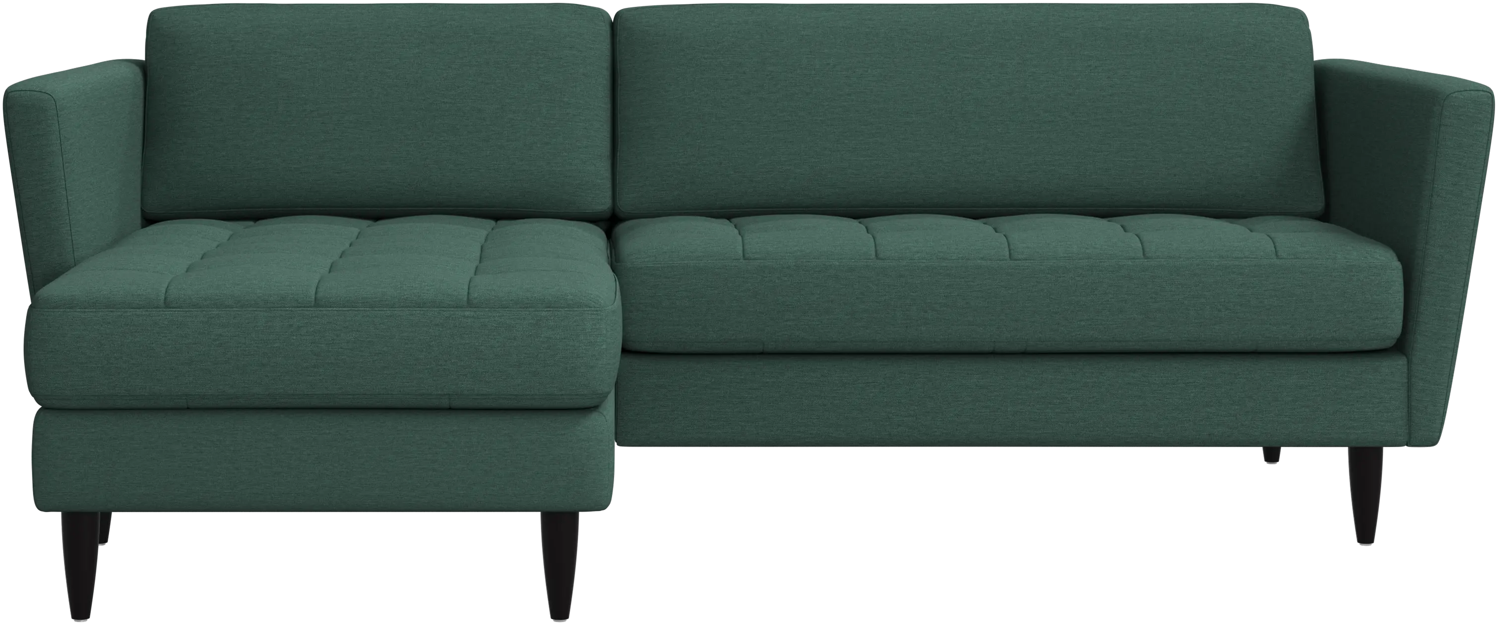 Osaka sofa with resting unit, tufted seat