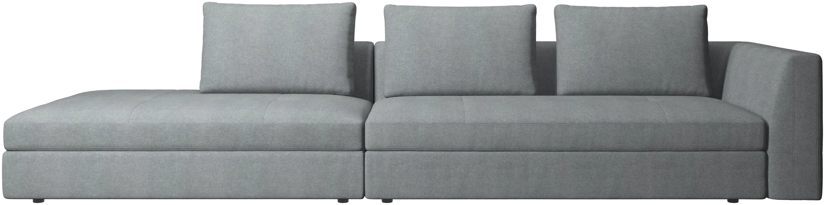 Bergamo sofa with lounging unit