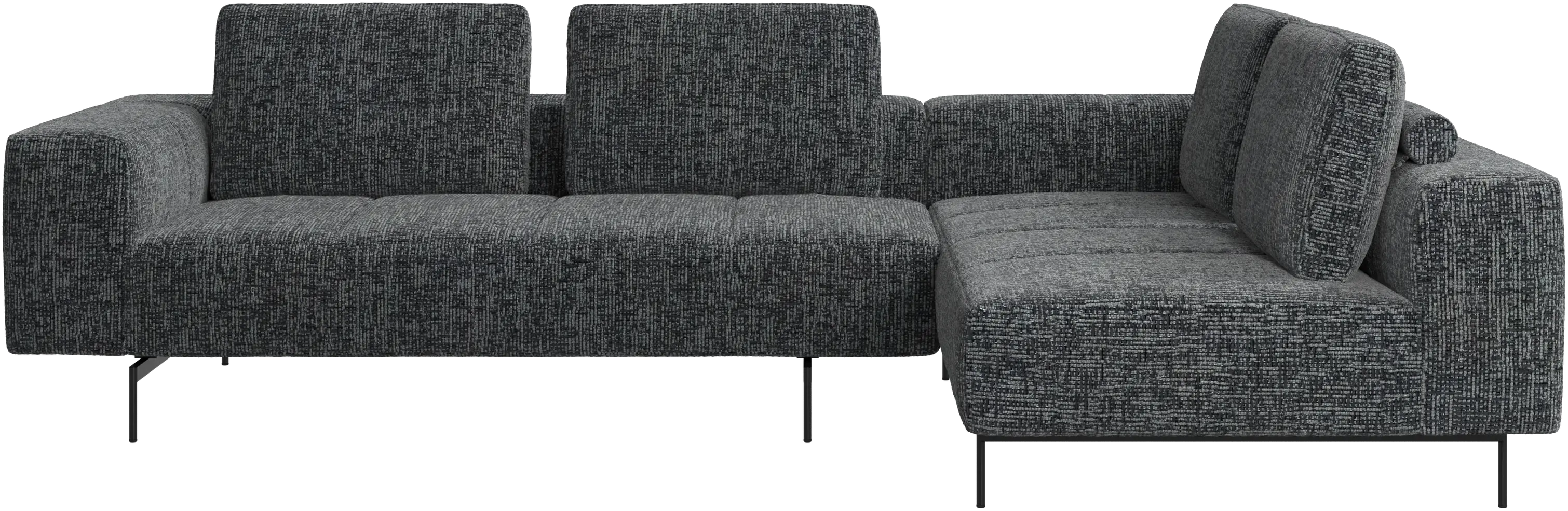 Amsterdam corner sofa with lounging unit