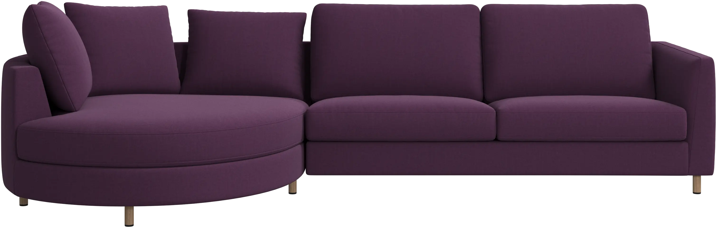 Sofá Indivi con módulo chaise-longue a la izquierda