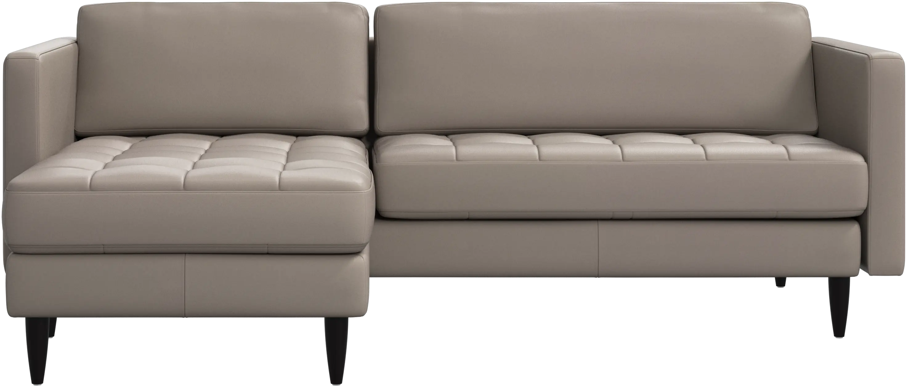 Osaka sofa with resting unit, tufted seat