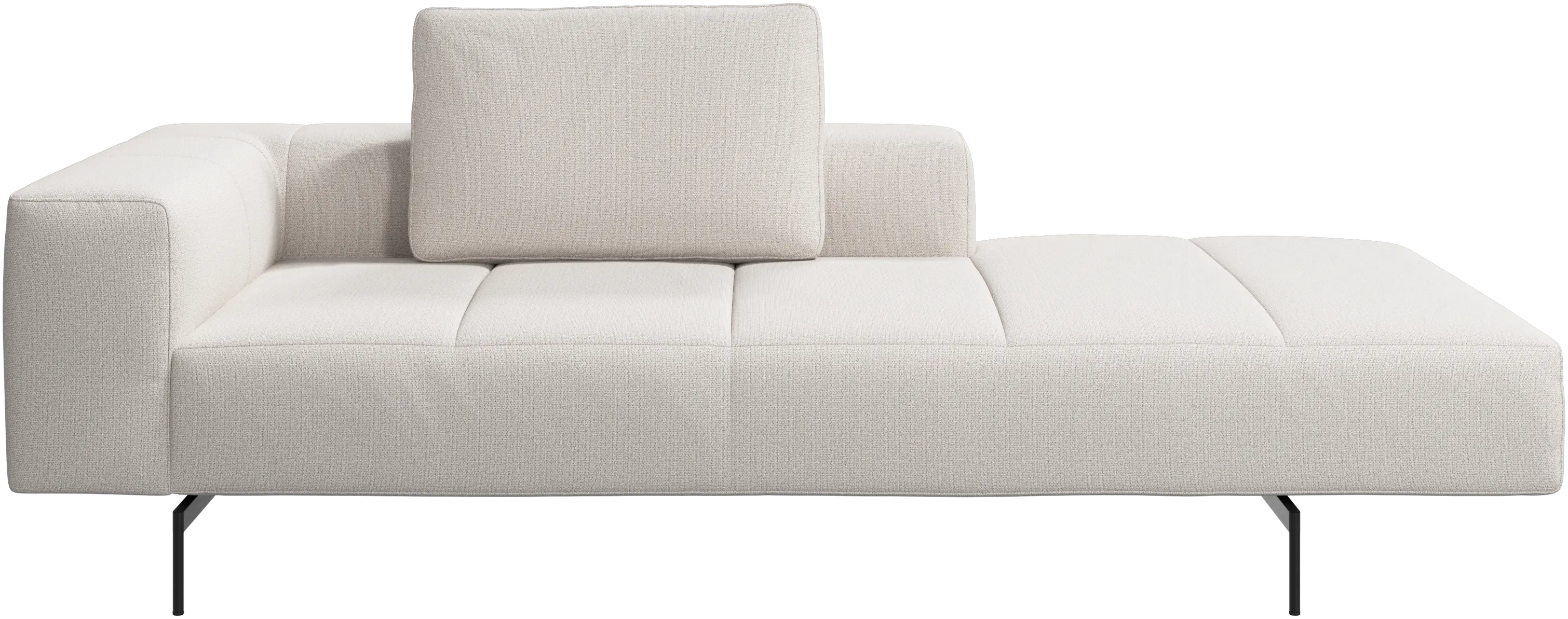 Amsterdam Iounging module for sofa, armrest left, open end right