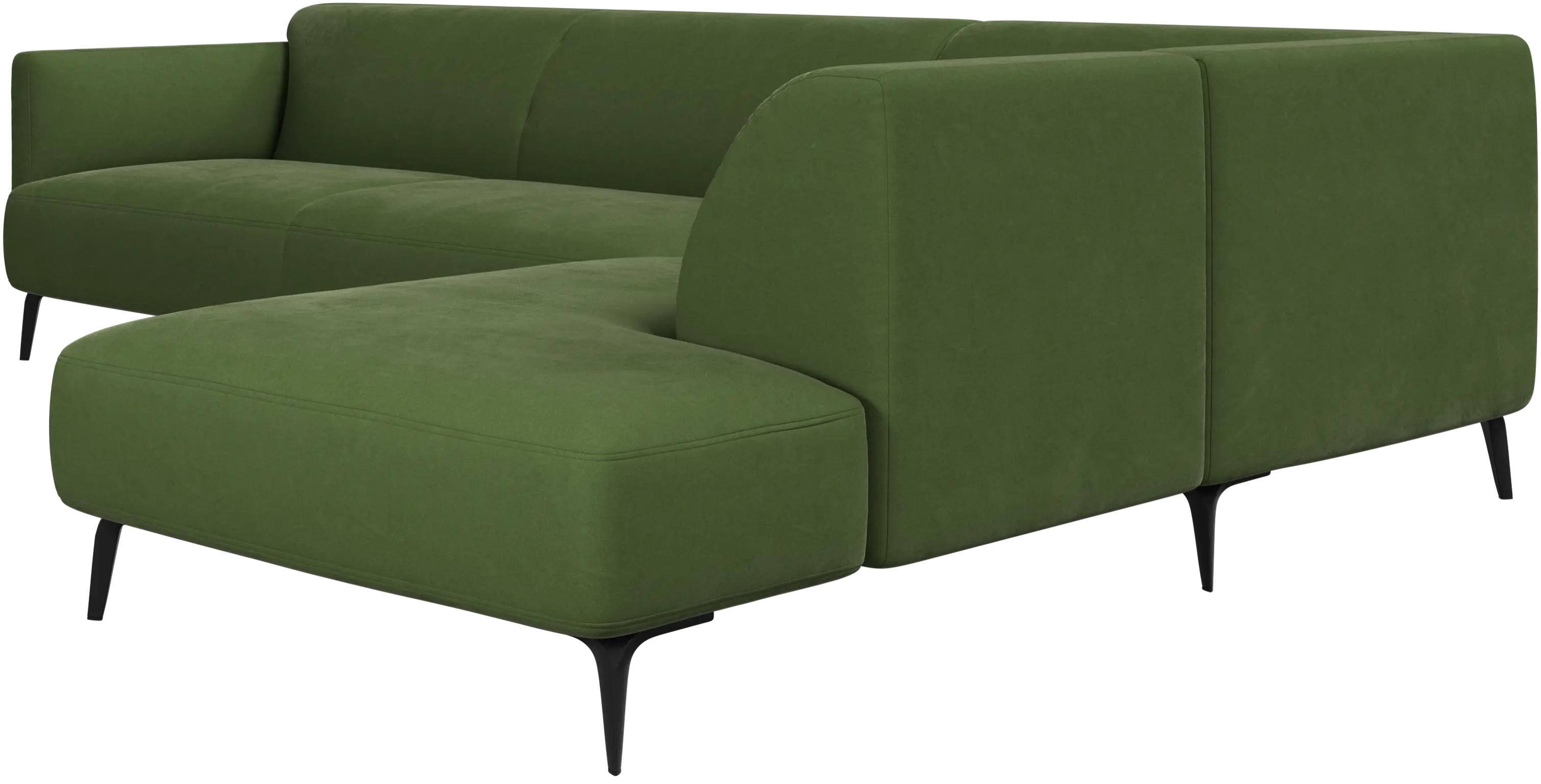 Modena corner sofa with lounging unit
