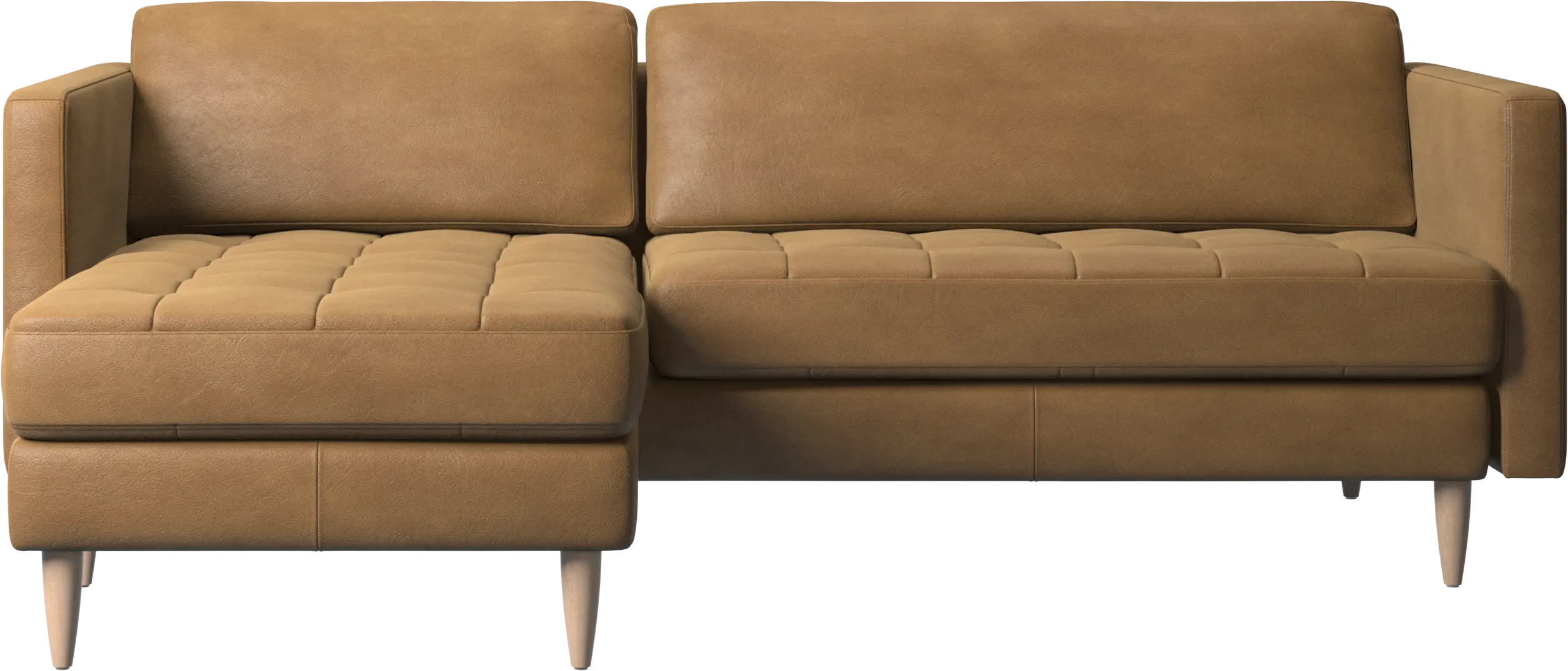 Osaka sofa with resting unit, tufted seat