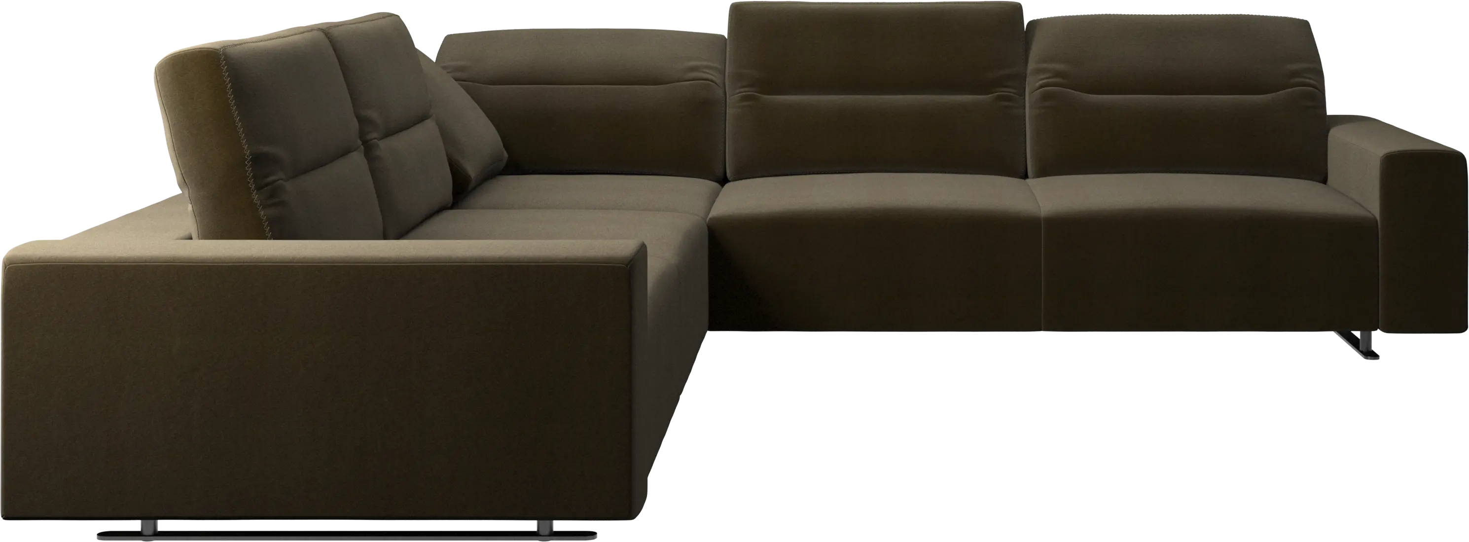 Hampton corner sofa with adjustable back