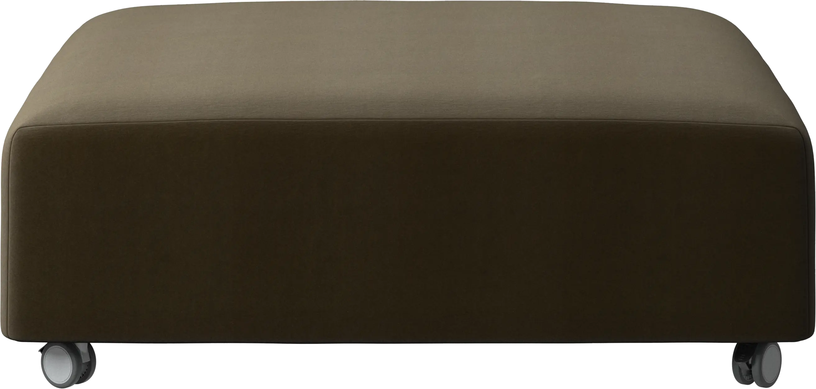 Hampton pouf on wheels