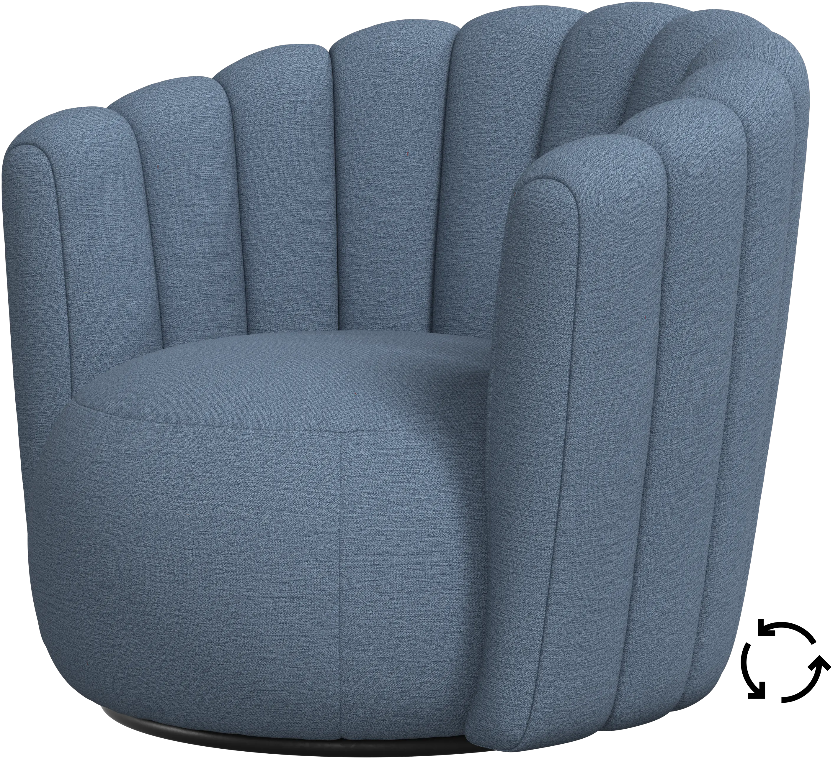 Cadeirão Sweet Art com função giratória