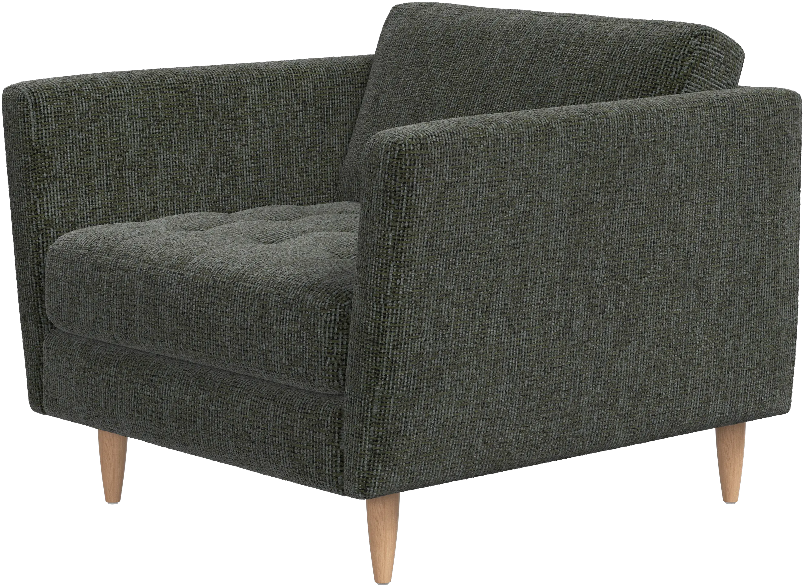 Osaka chair, tufted seat