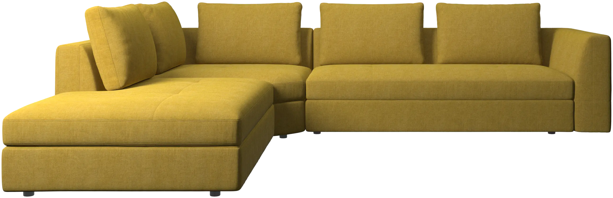 Bergamo corner sofa with lounging unit