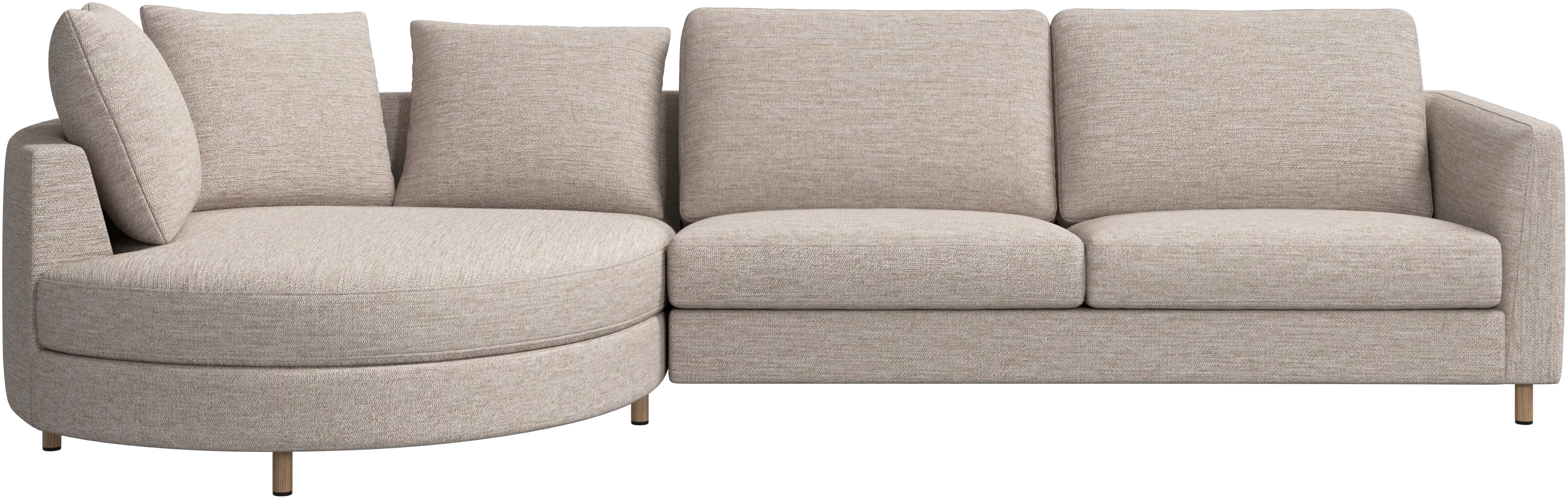 Indivi sofa with chaise longue left