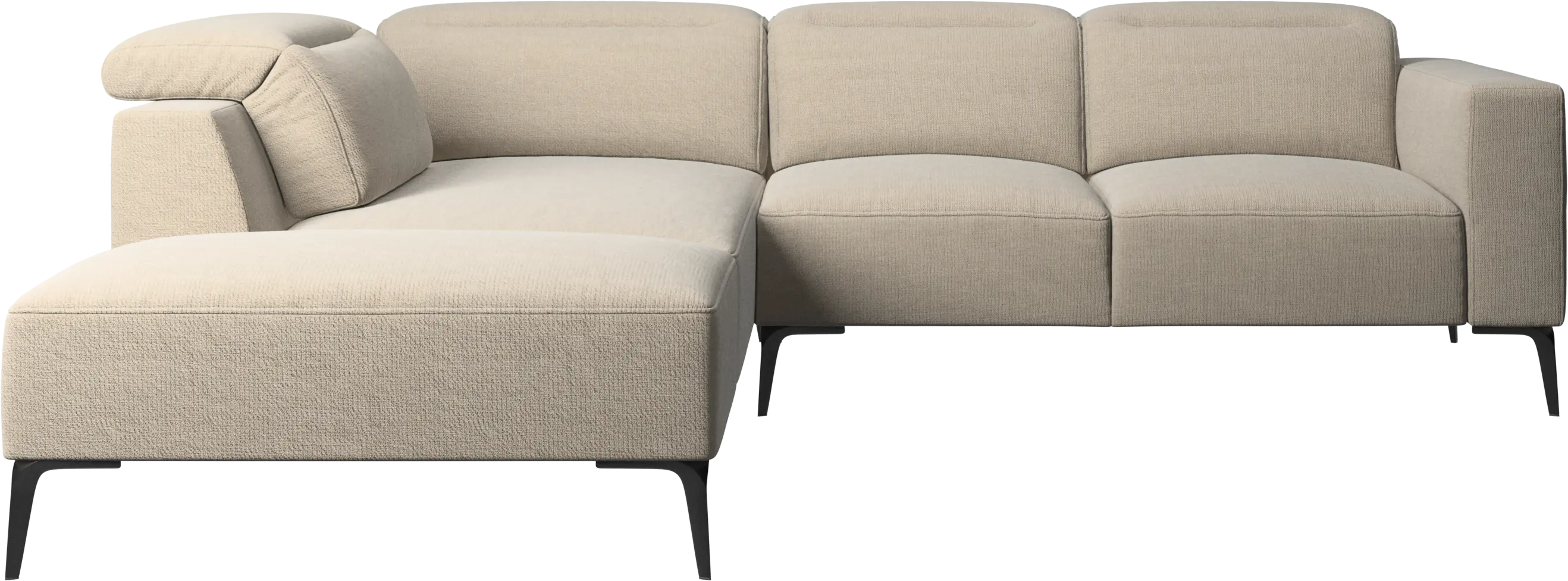 Zürich corner sofa with lounging unit