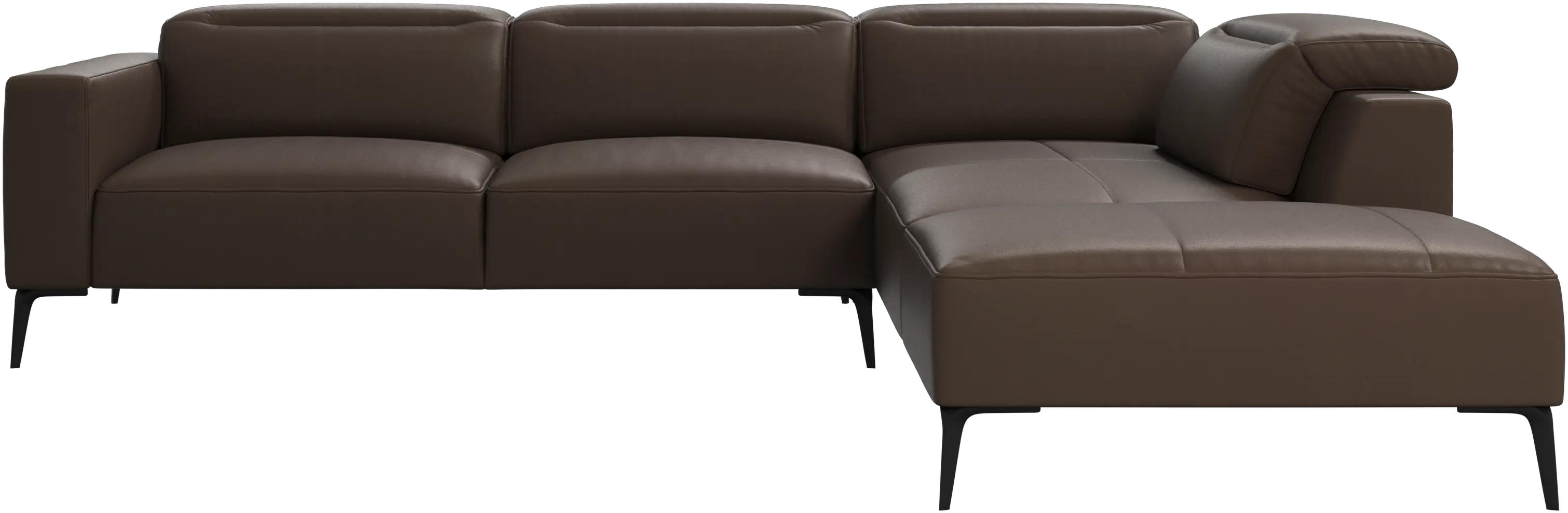 Zürich corner sofa with lounging unit