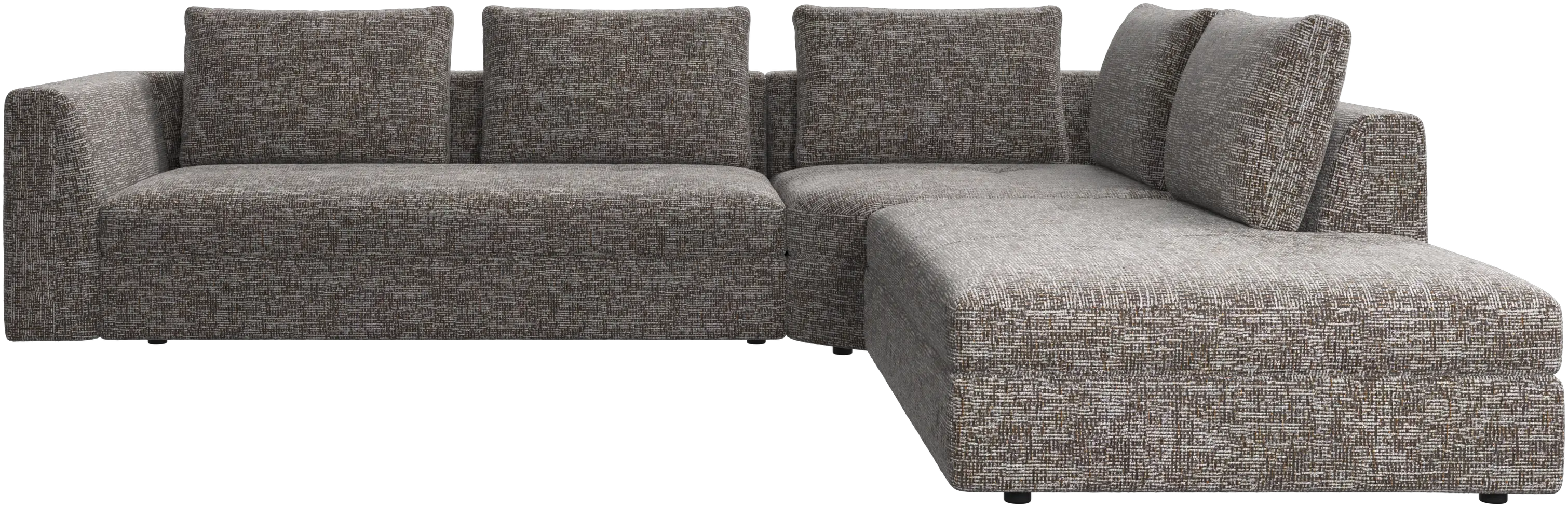 Bergamo corner sofa with lounging unit
