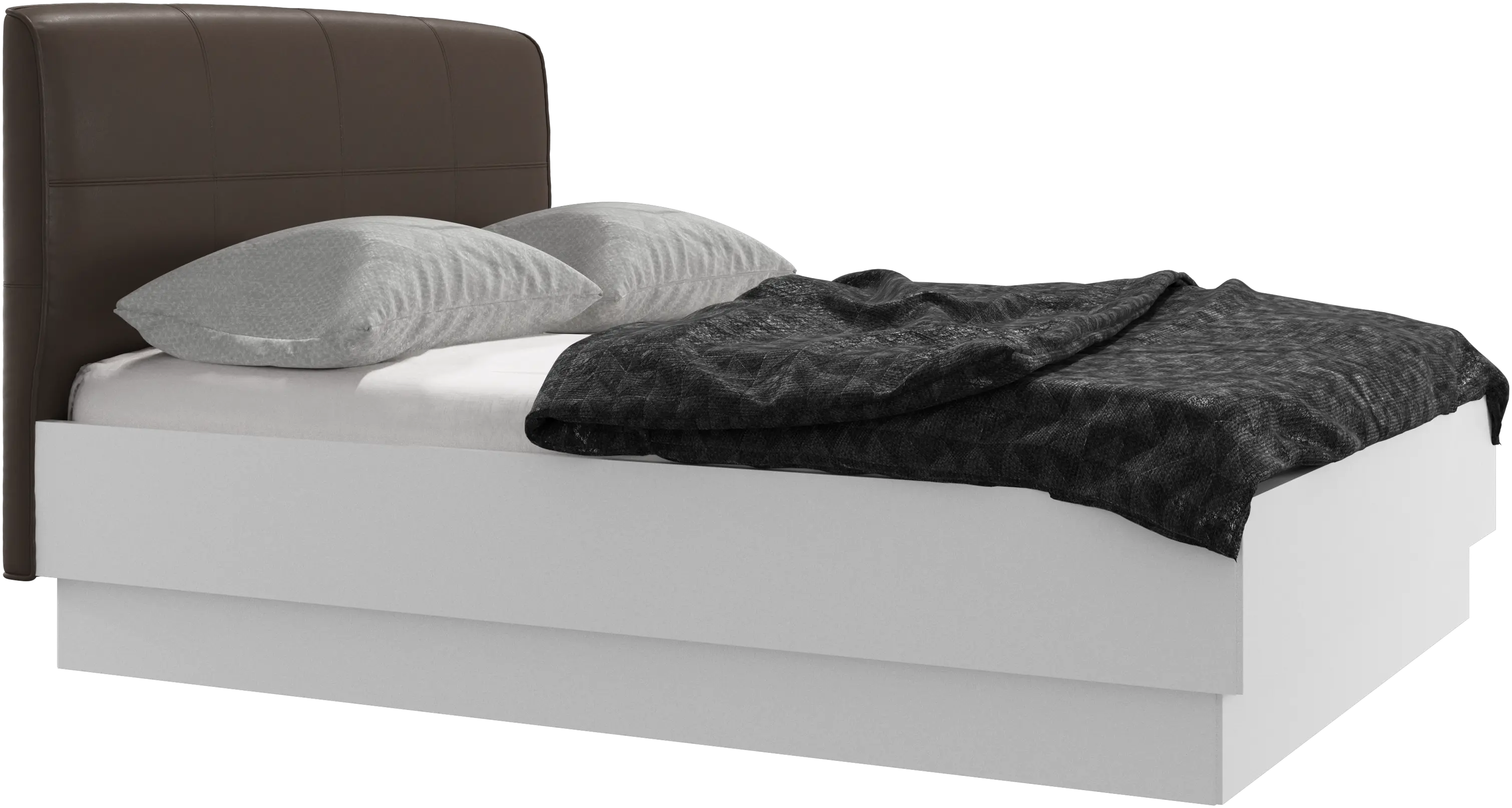 Houston, upholstered bed with storage