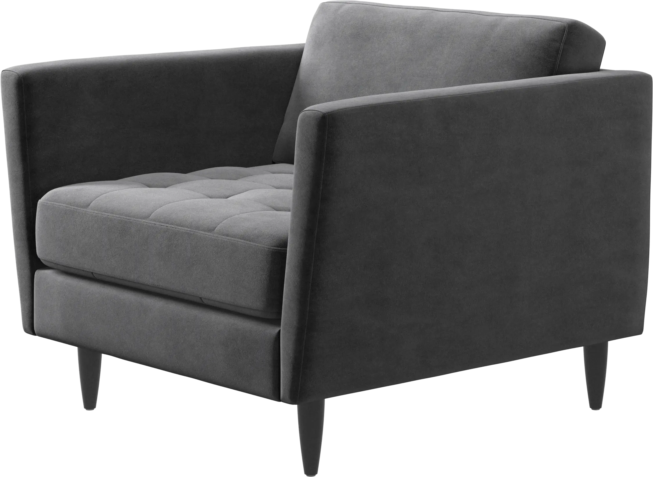 Osaka chair, tufted seat