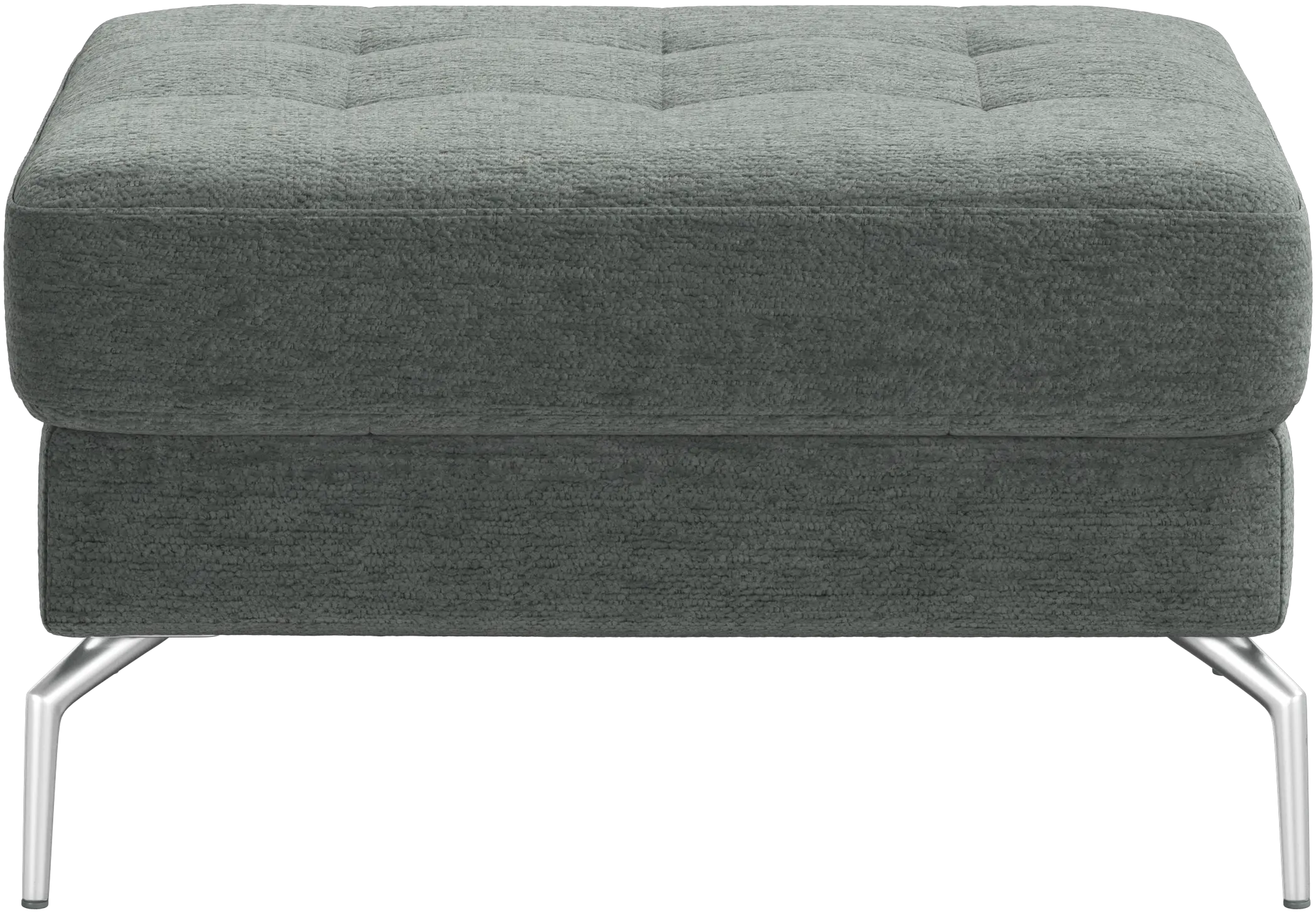 Osaka footstool, tufted seat