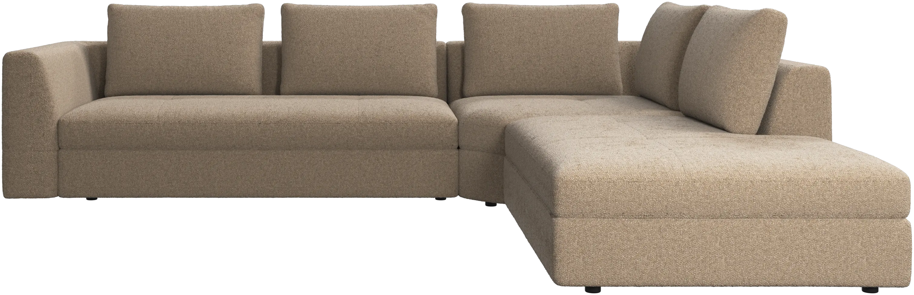 Bergamo corner sofa with lounging unit
