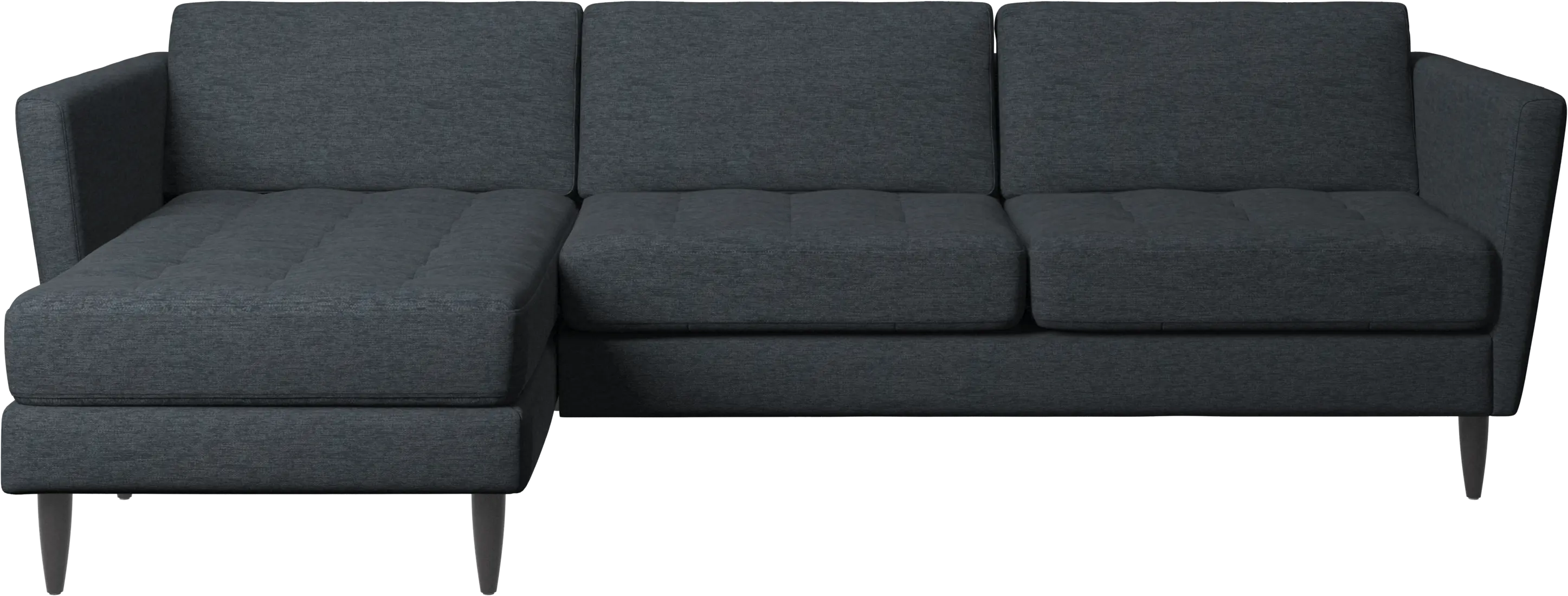 Osaka sofa with resting unit, tufted seat