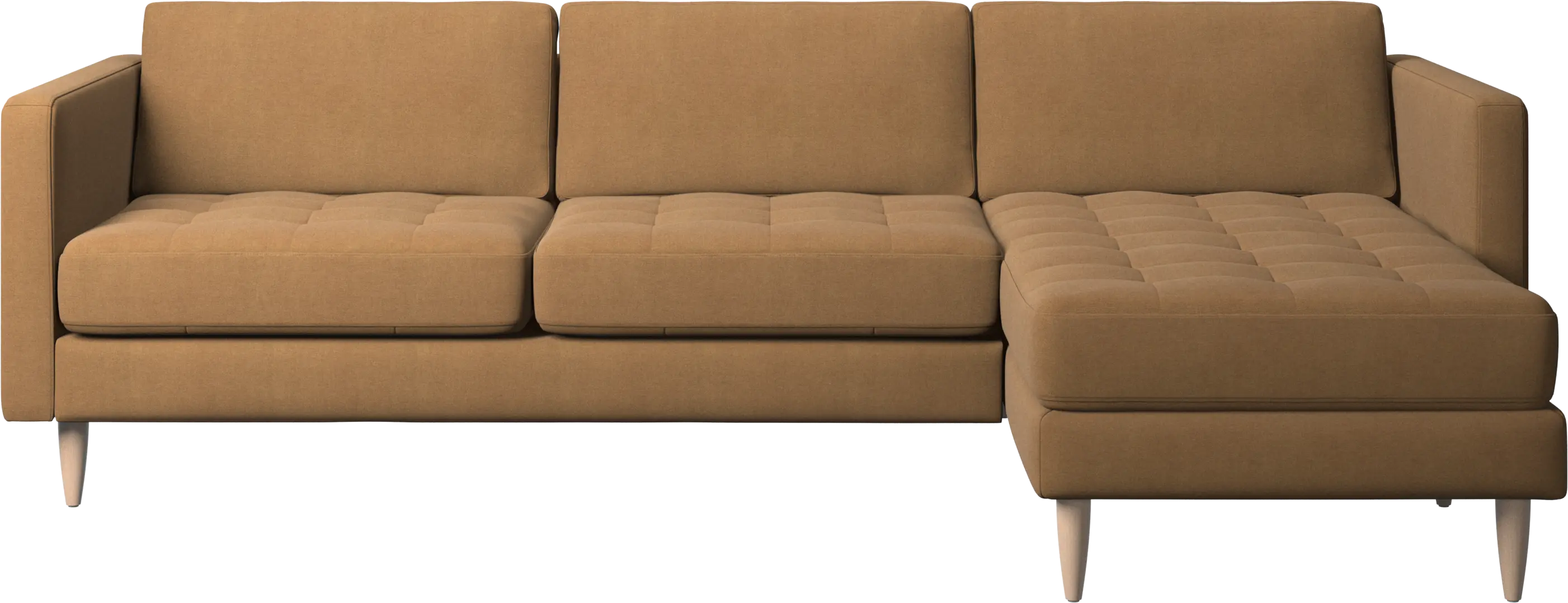 Osaka sofa with resting unit, tufted seat