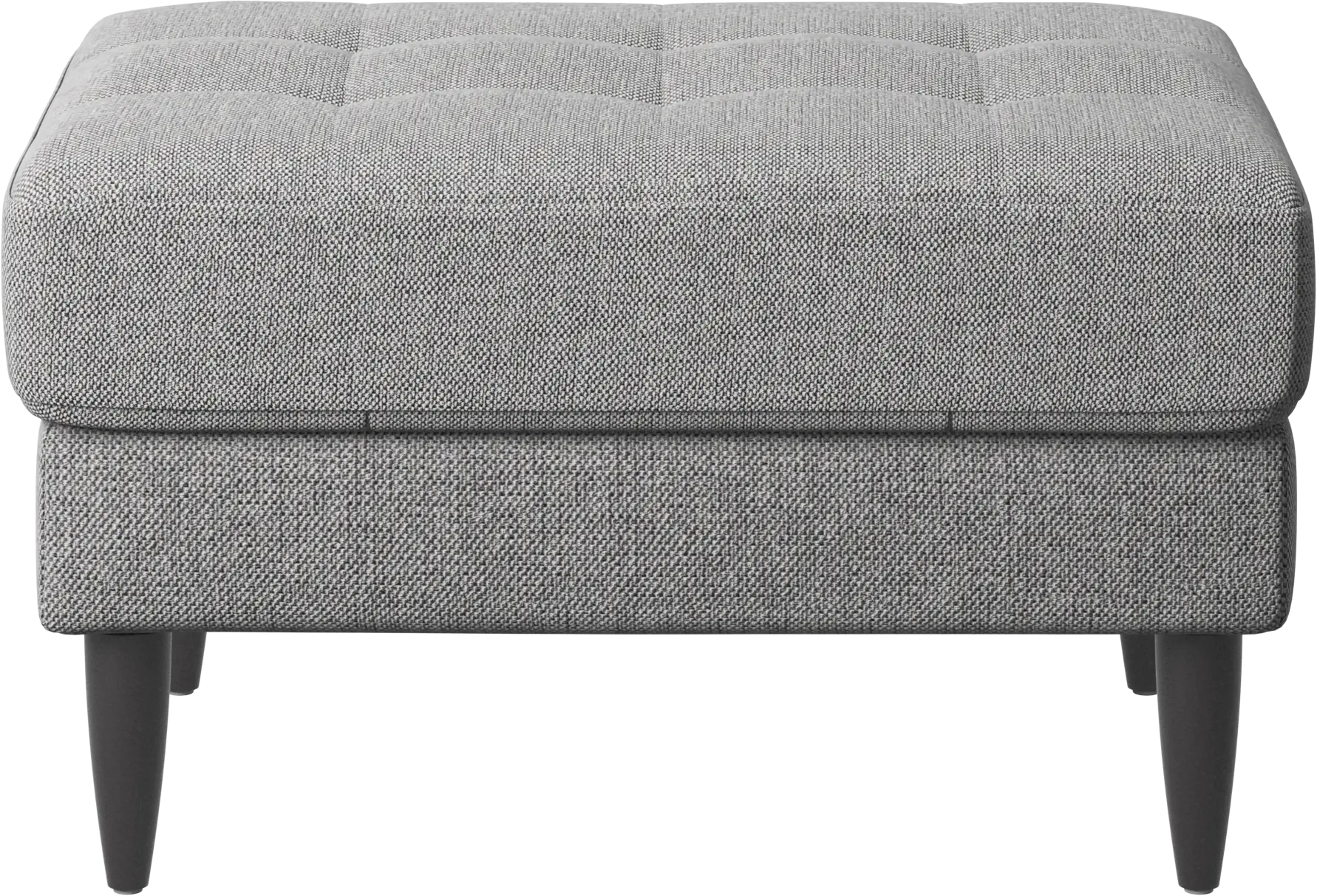 Osaka footstool, tufted seat