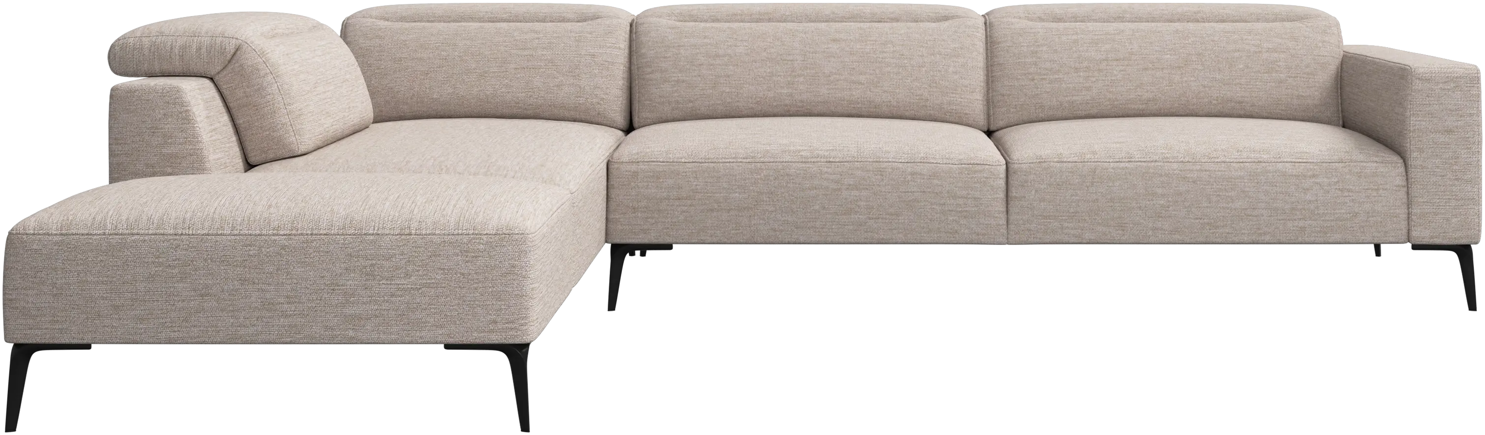 Zürich corner sofa with lounging unit