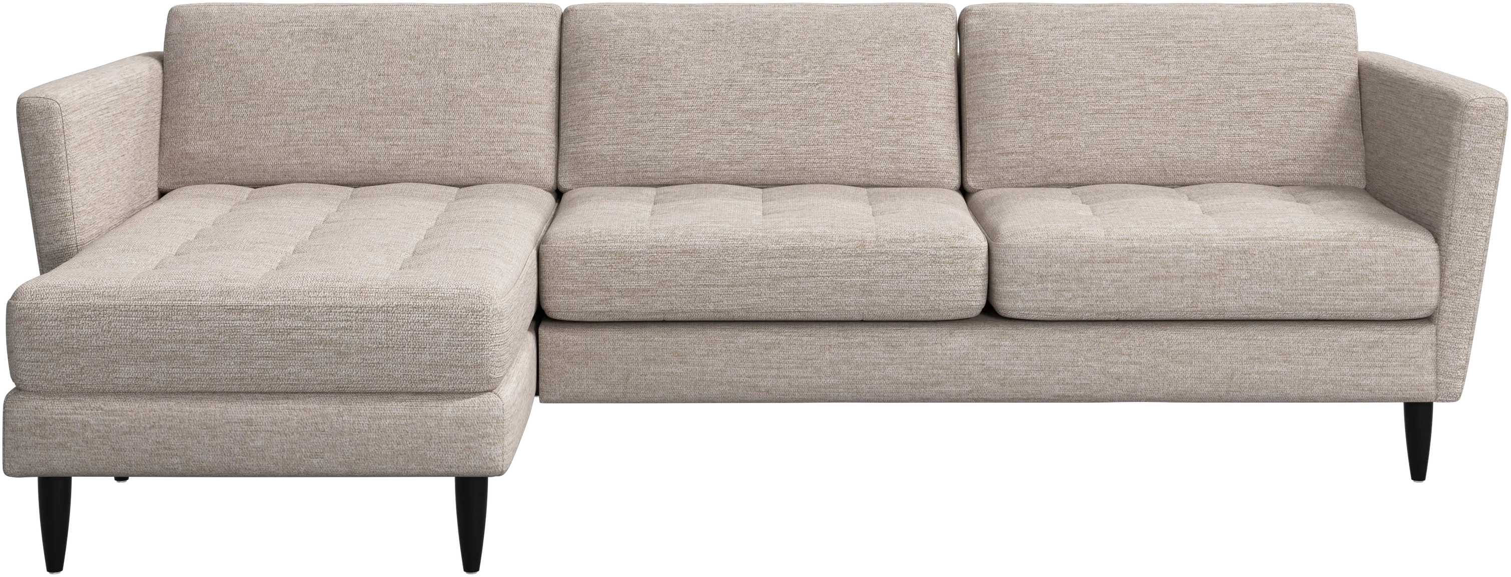 Osaka sofa with resting unit, tufted seat